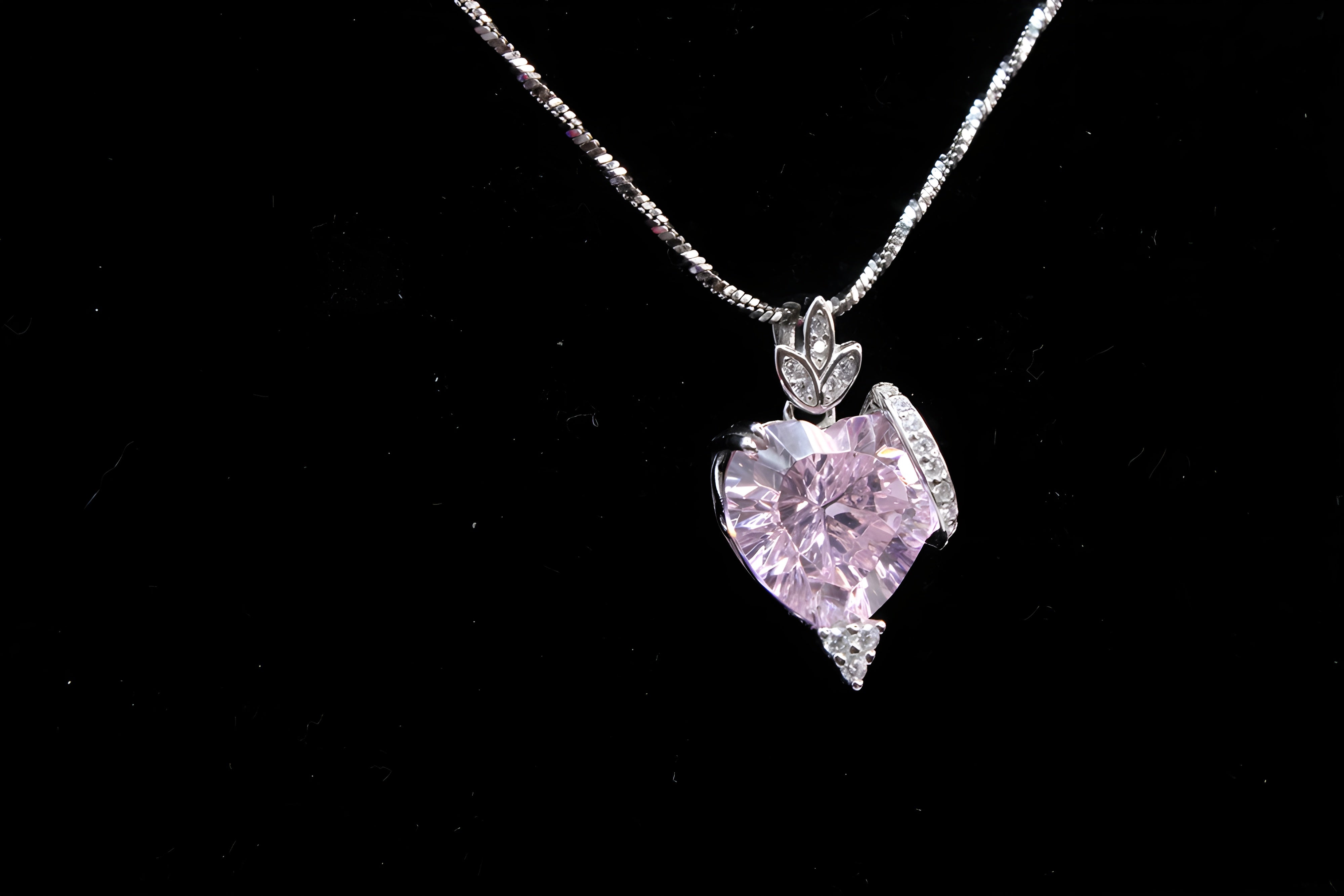 Sterling Silver Enchanted Heart Pendant