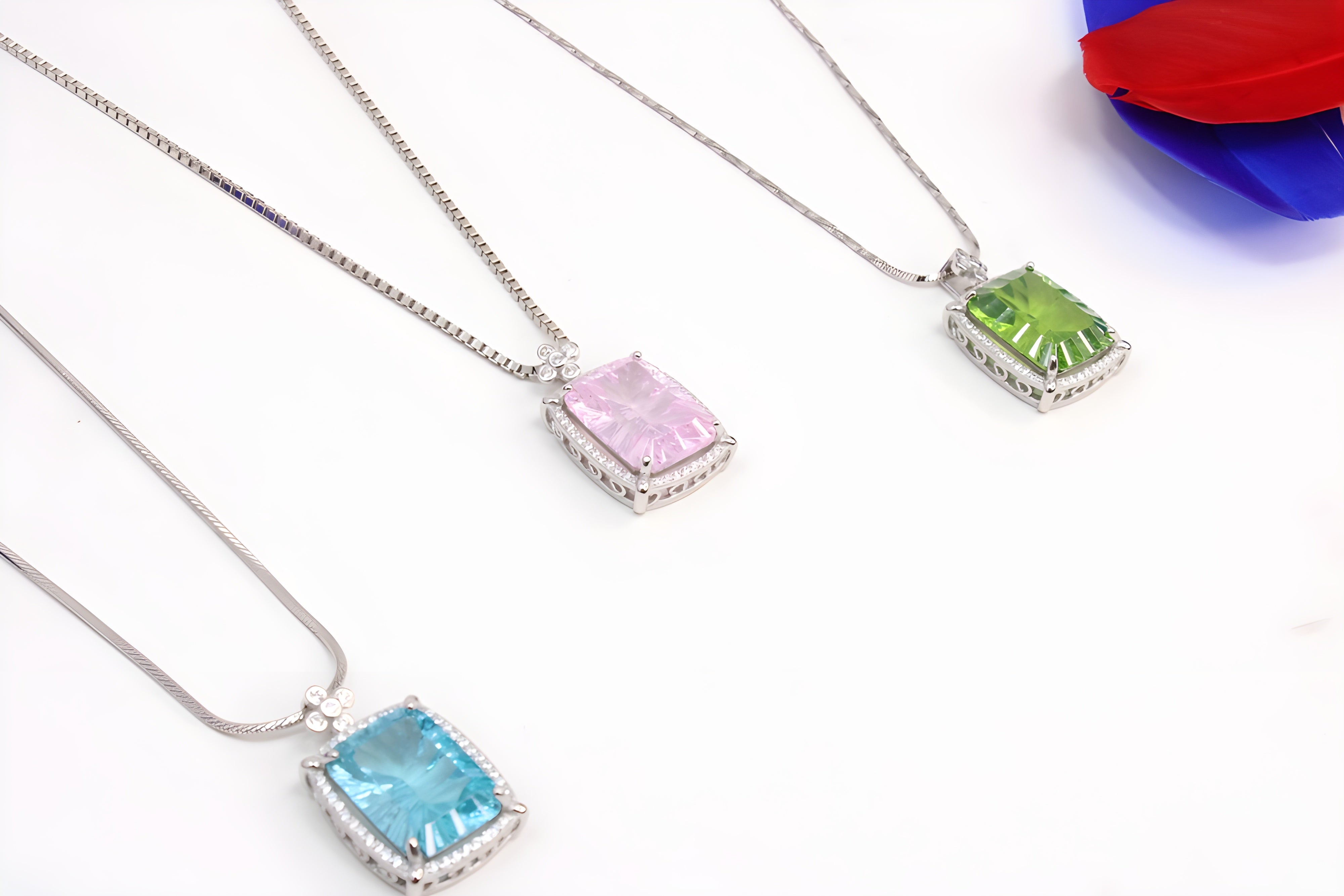 Sterling Silver Prism Splendor Pendant