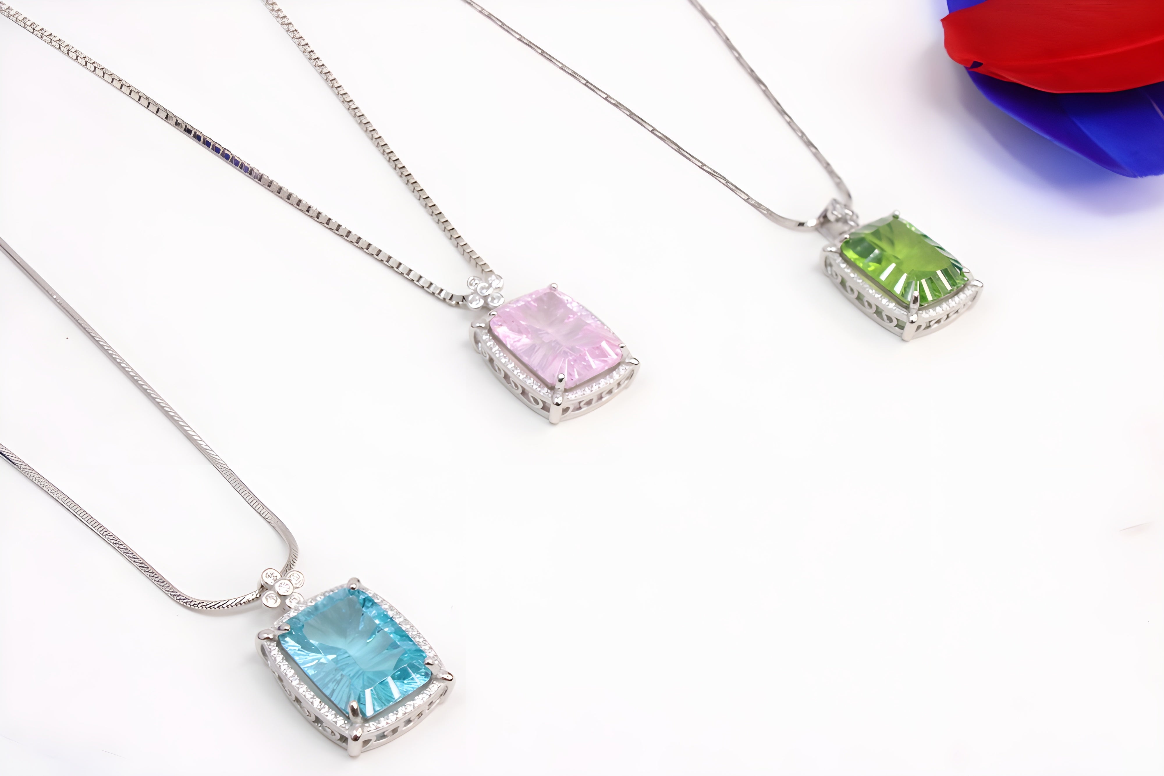 Sterling Silver Prism Splendor Pendant