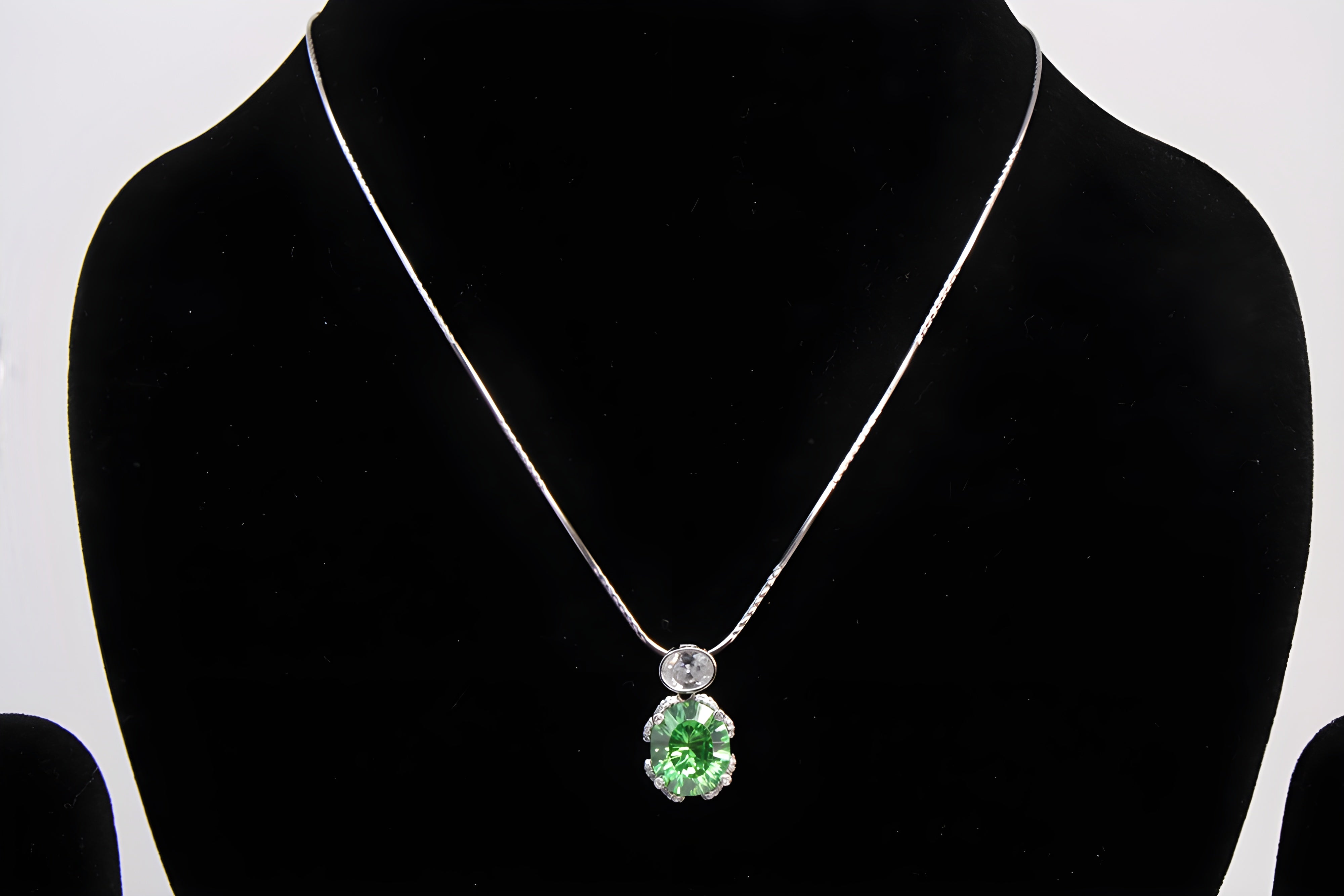 Aqua Verde Sterling Silver Pendant
