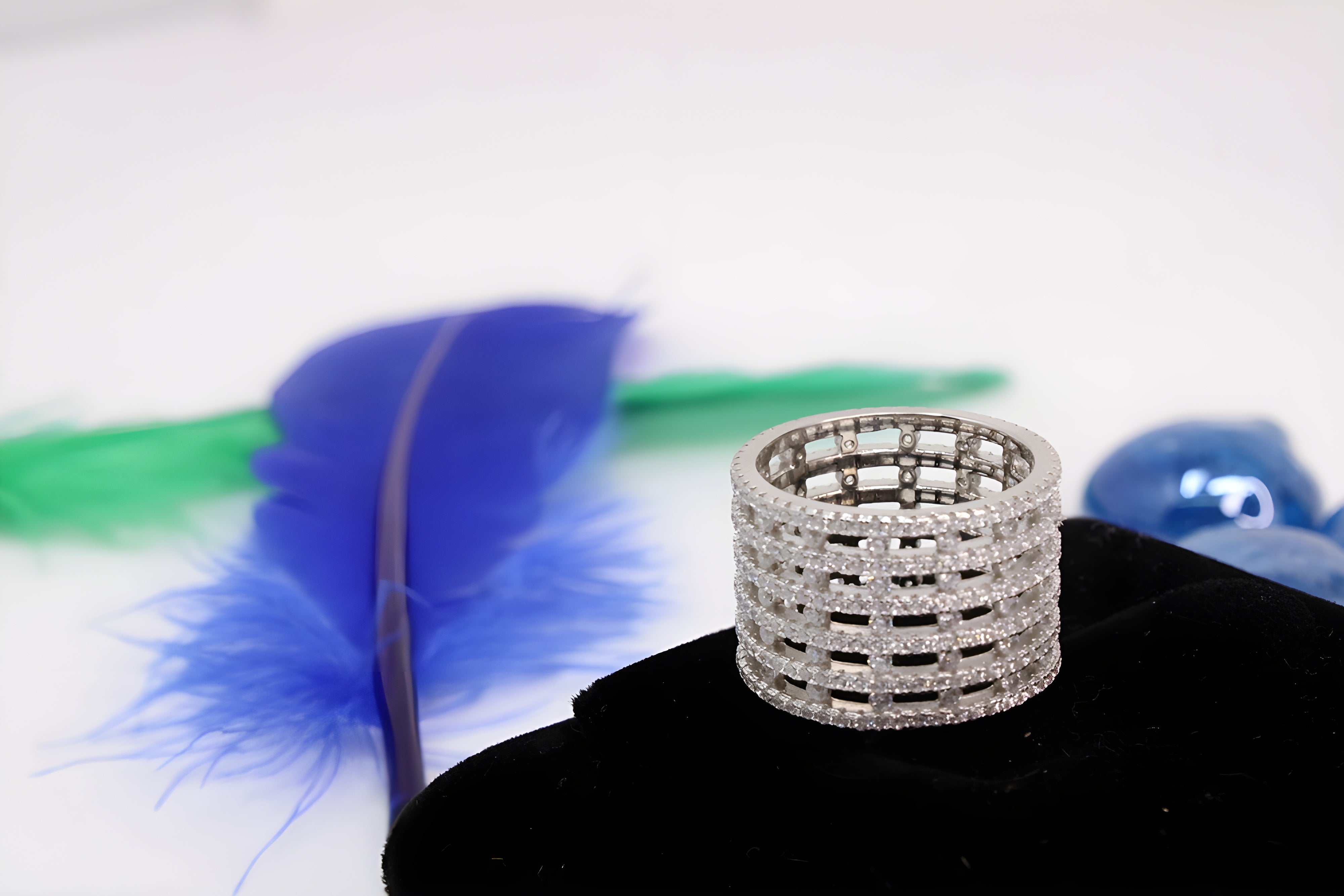 Sparkling Echoes 92.5 Sterling Silver Whispers Ring