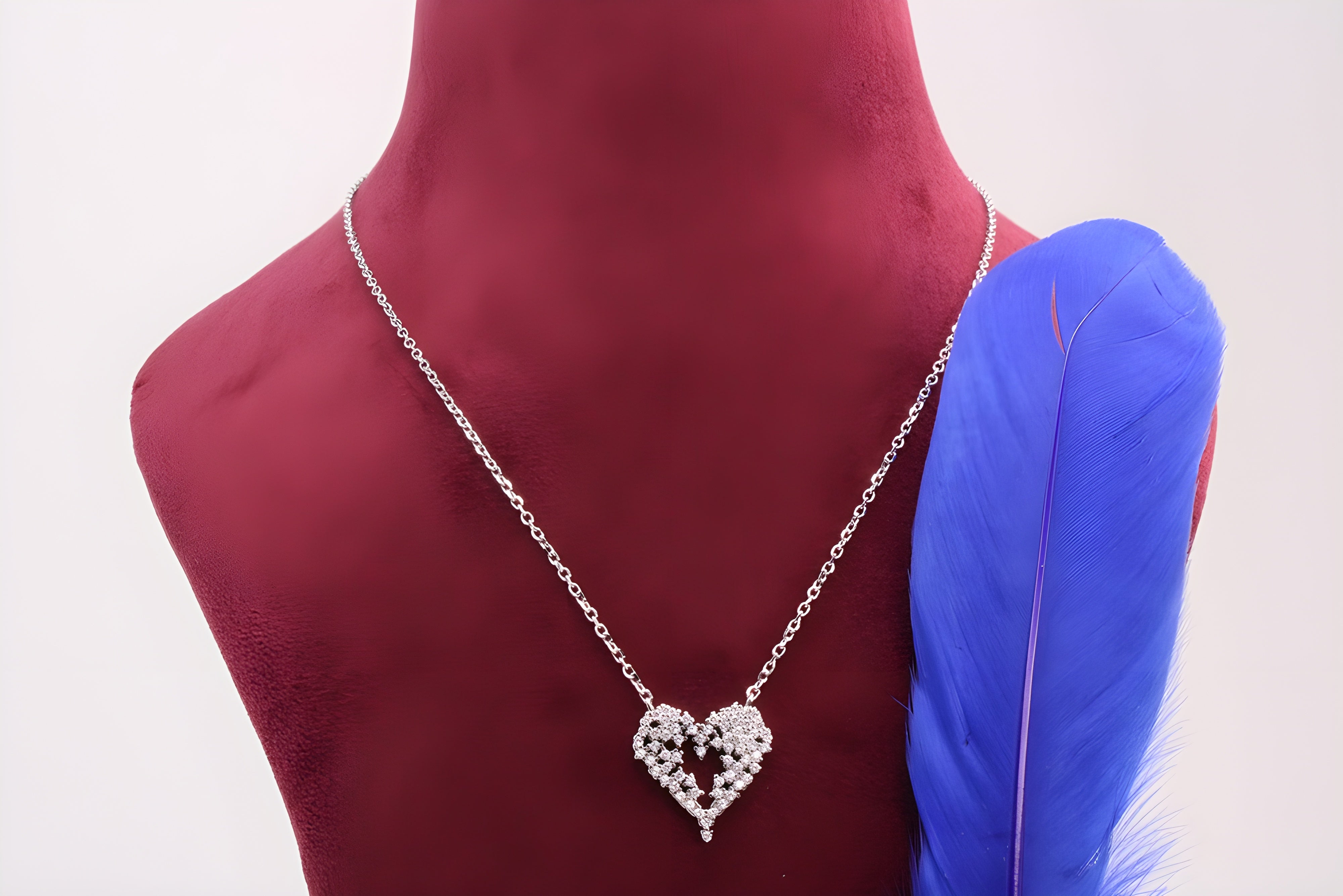 Heartfelt Elegance 92.5 Sterling Silver VeeLux Premium Pendant