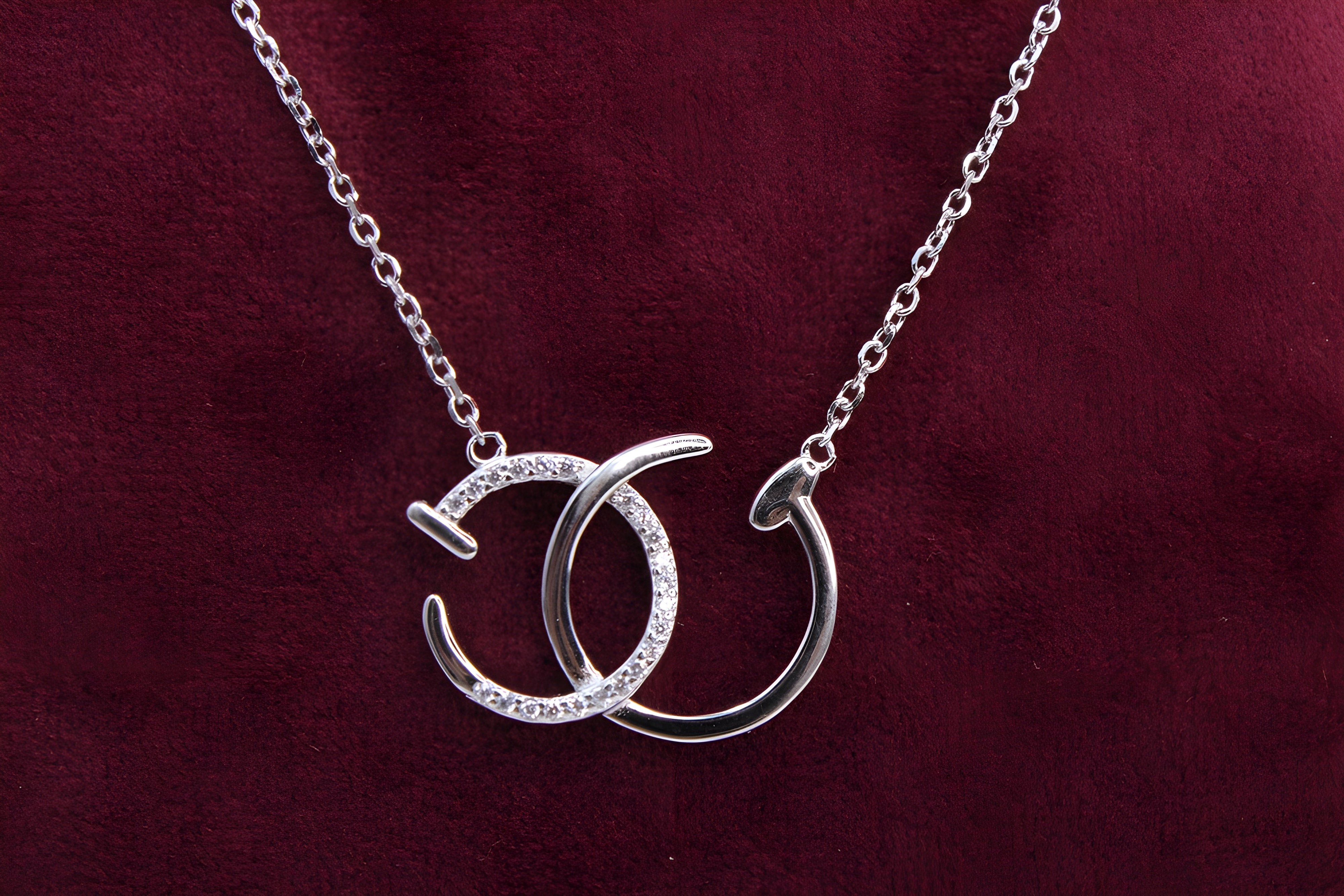 Eternal Circles 92.5 Sterling Silver VeeLux Premium Pendant