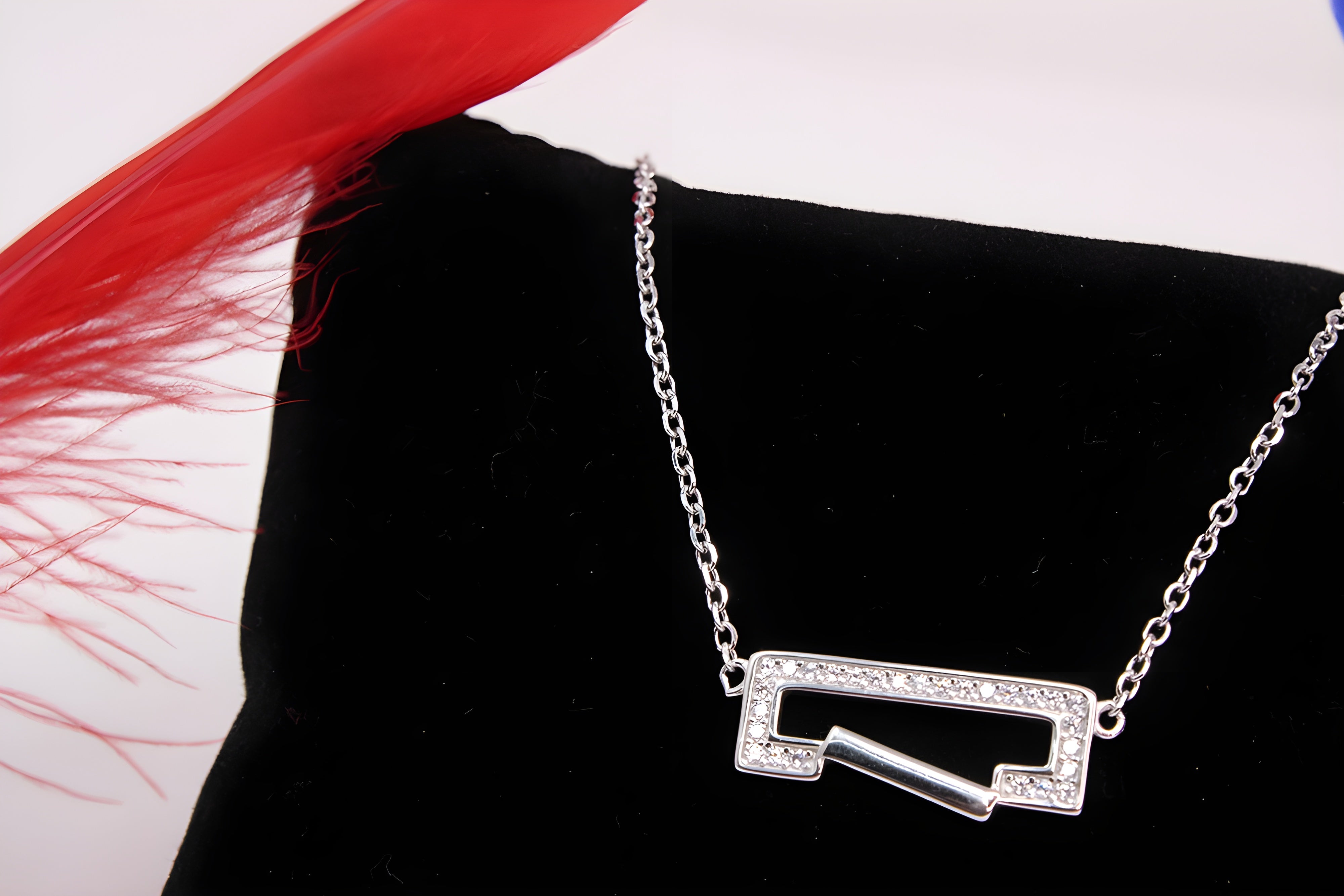 Radiant Rectangle 92.5 Sterling Silver VeeLux Premium Pendant