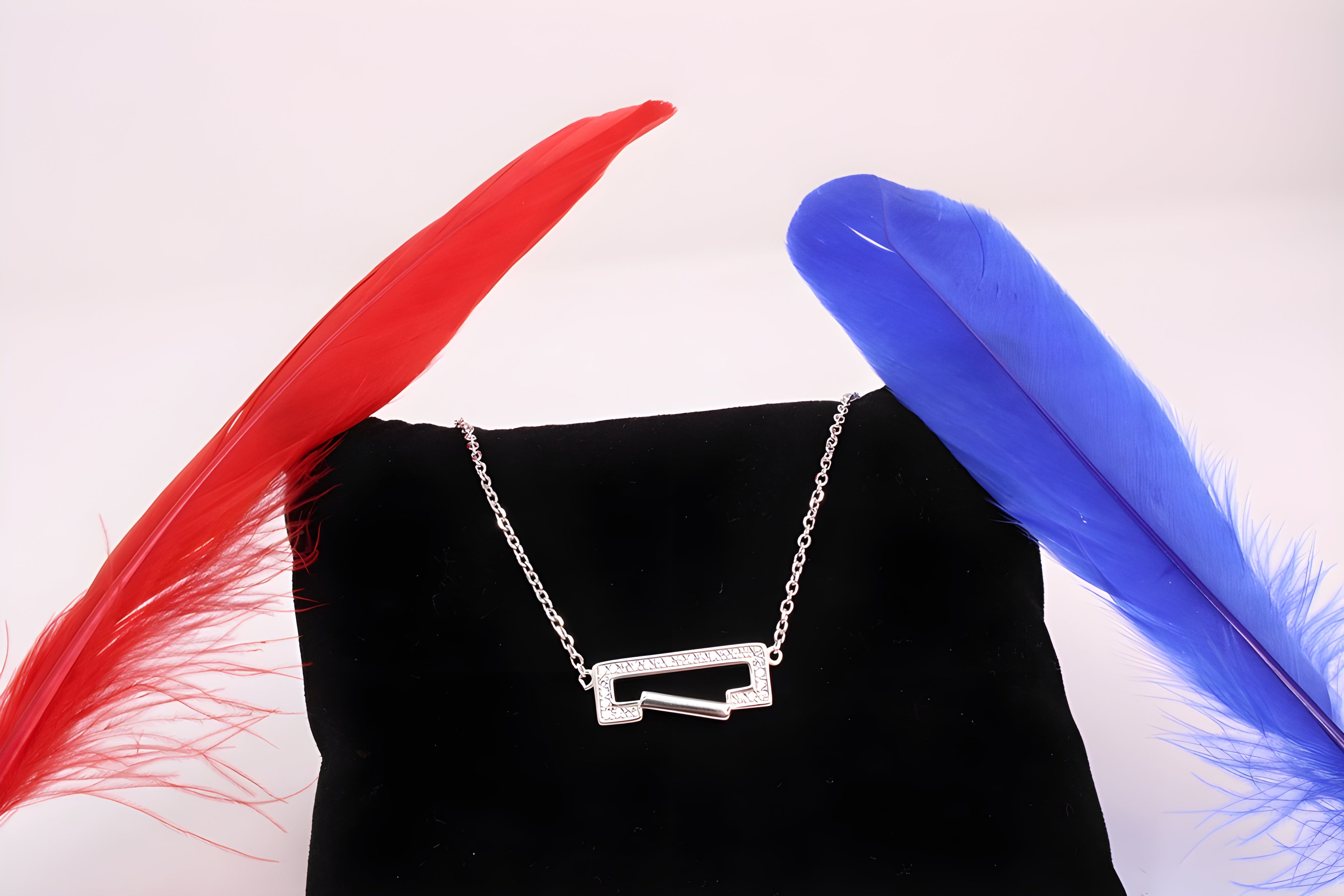 Radiant Rectangle 92.5 Sterling Silver VeeLux Premium Pendant