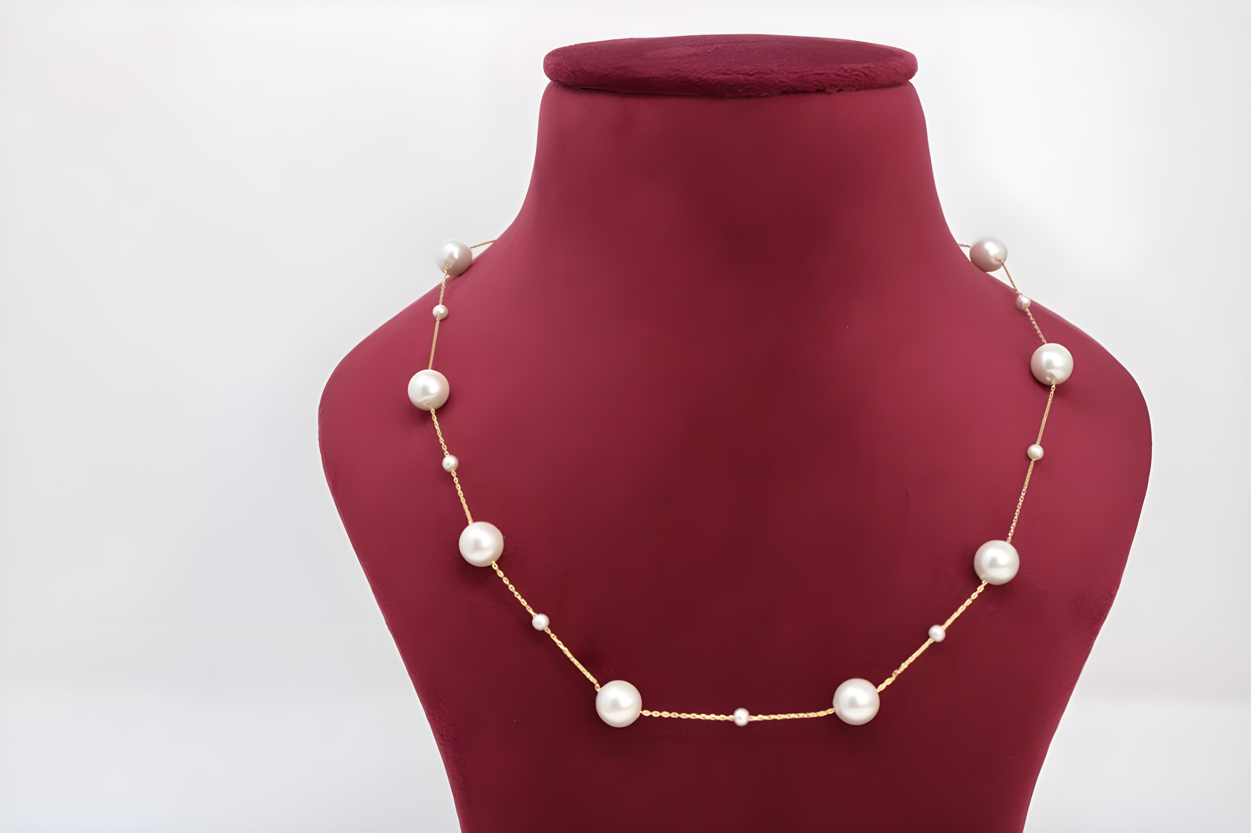 Elegant Pearl Pendant Set