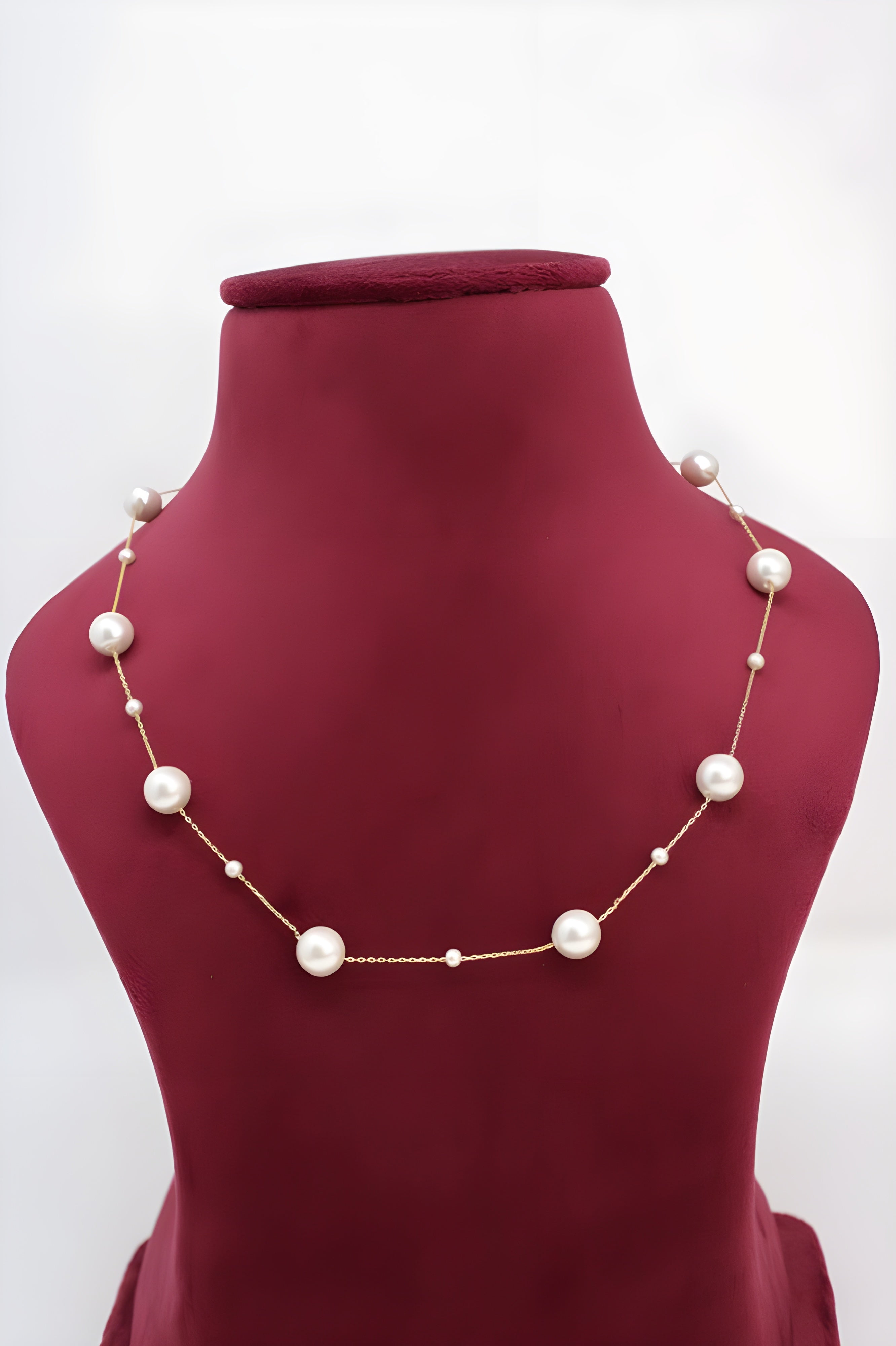Elegant Pearl Pendant Set