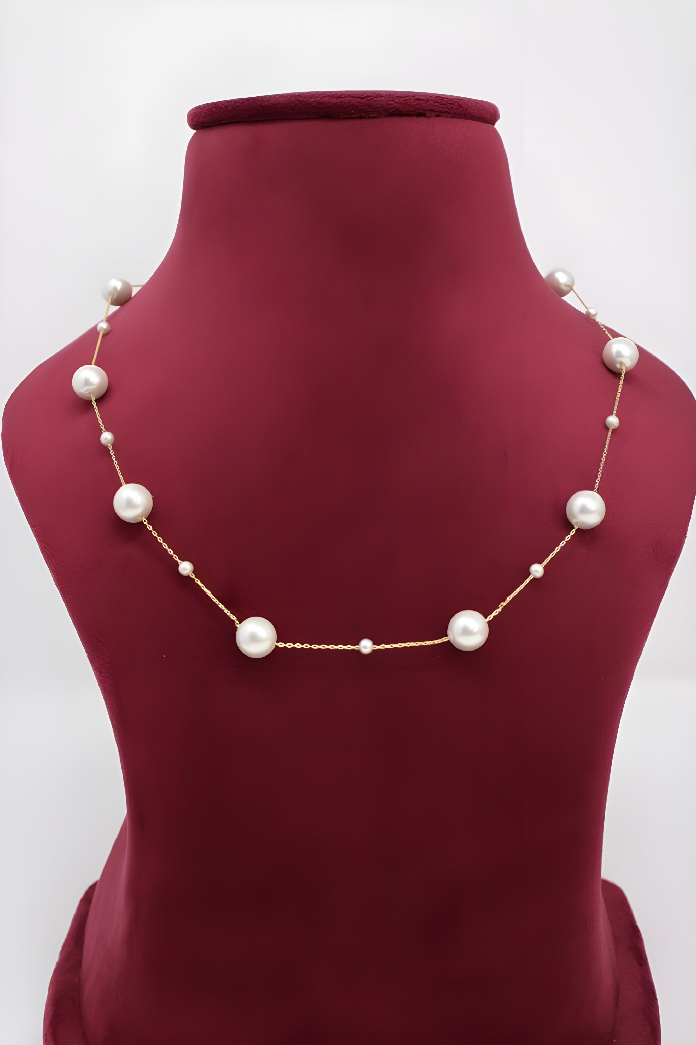 Elegant Pearl Pendant Set