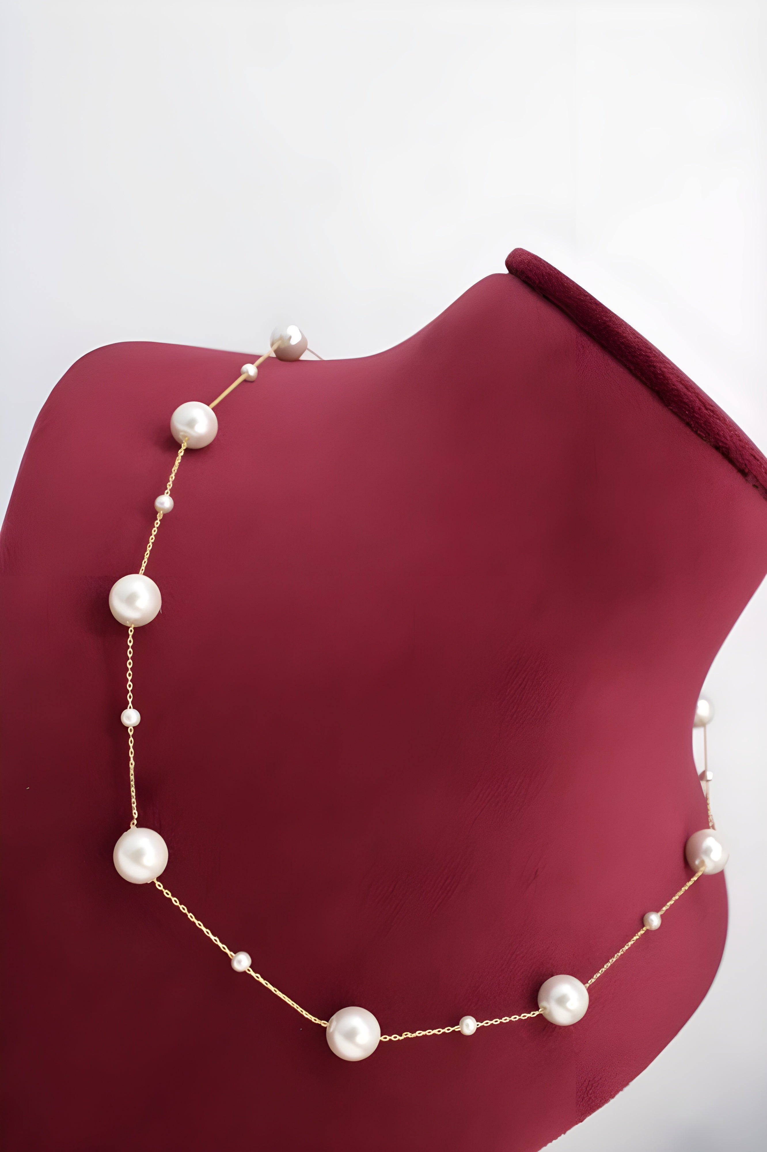 Elegant Pearl Pendant Set