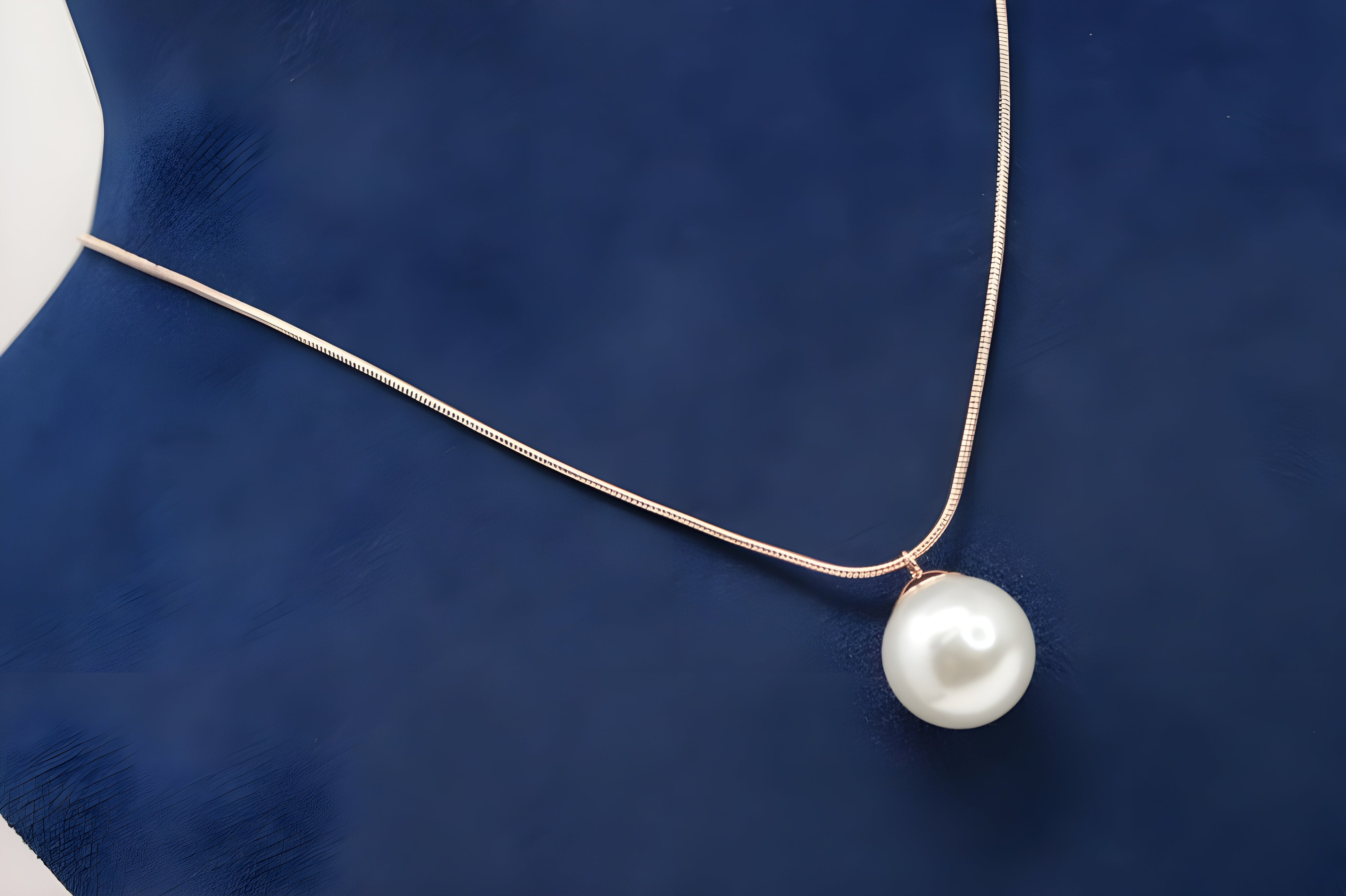 Golden Pearl Elegance Pendant Set