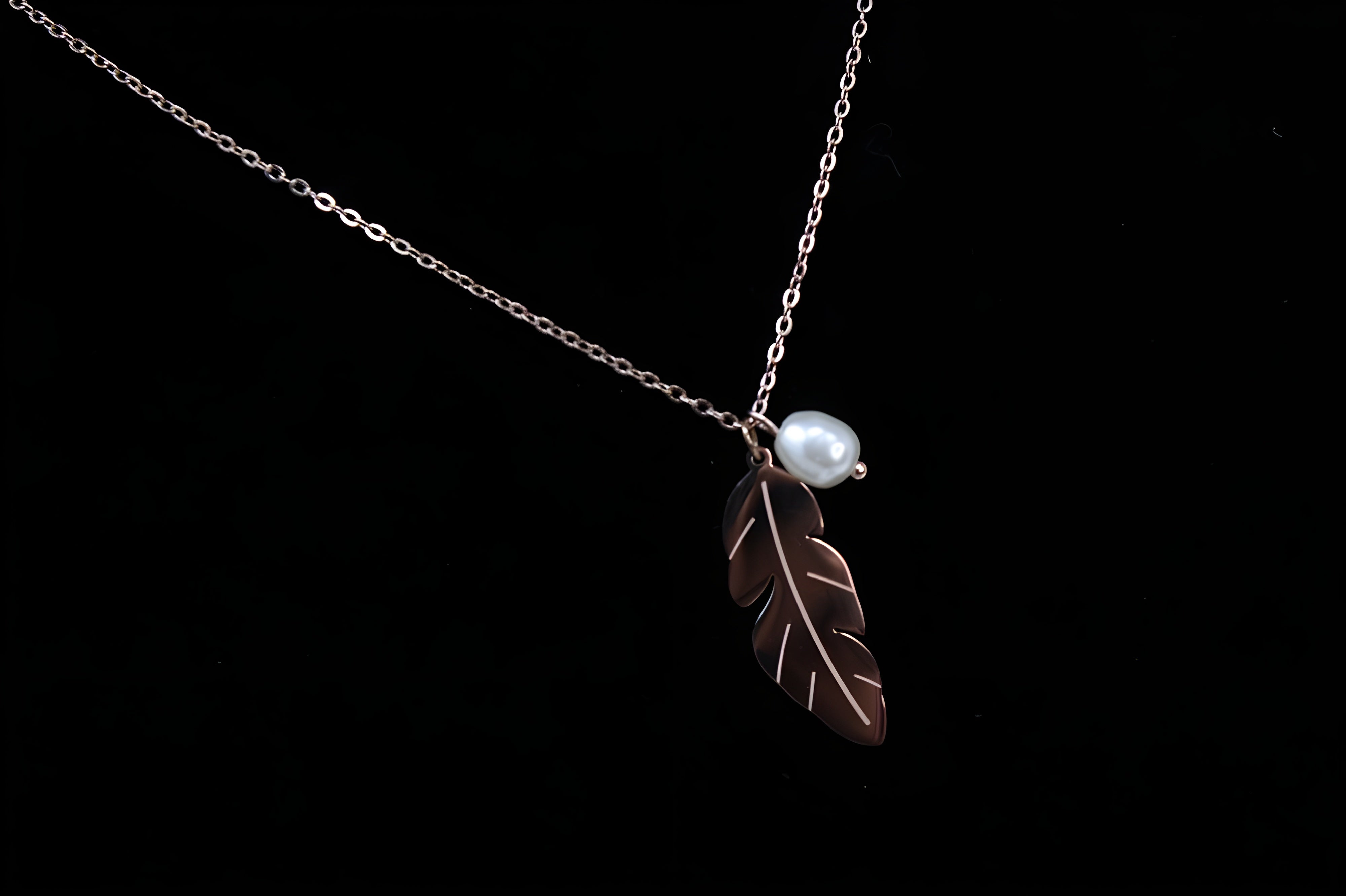 Majestic Leaf Pearl Jewelry Ensemble