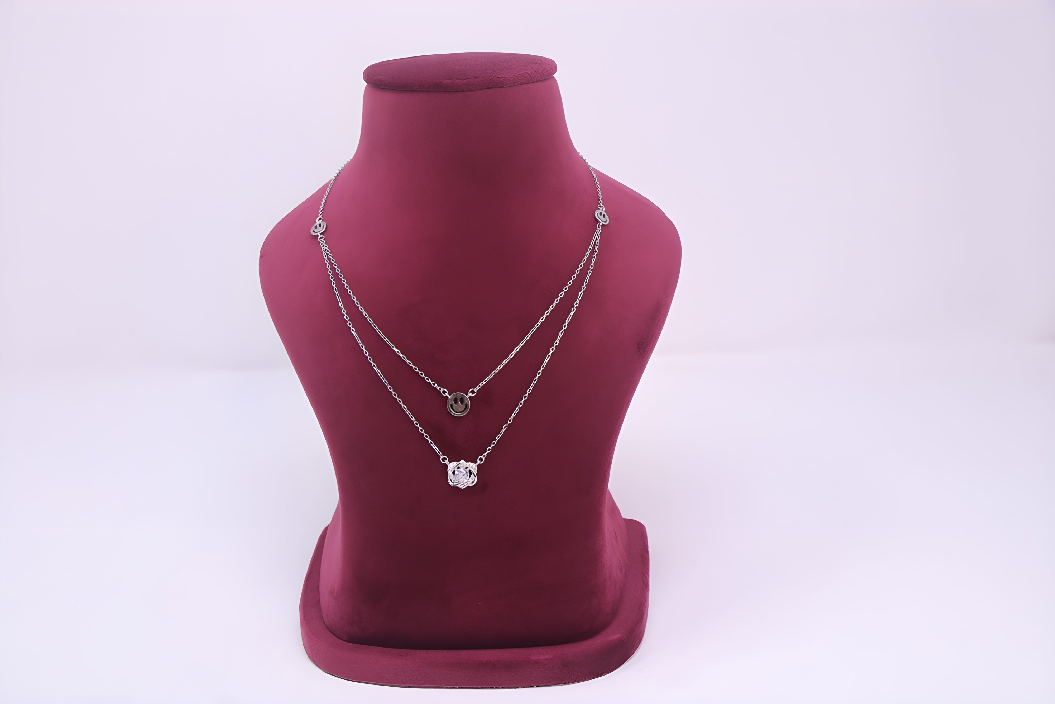 Joyful Grin 92.5 Sterling Silver VeeLux Premium Pendant