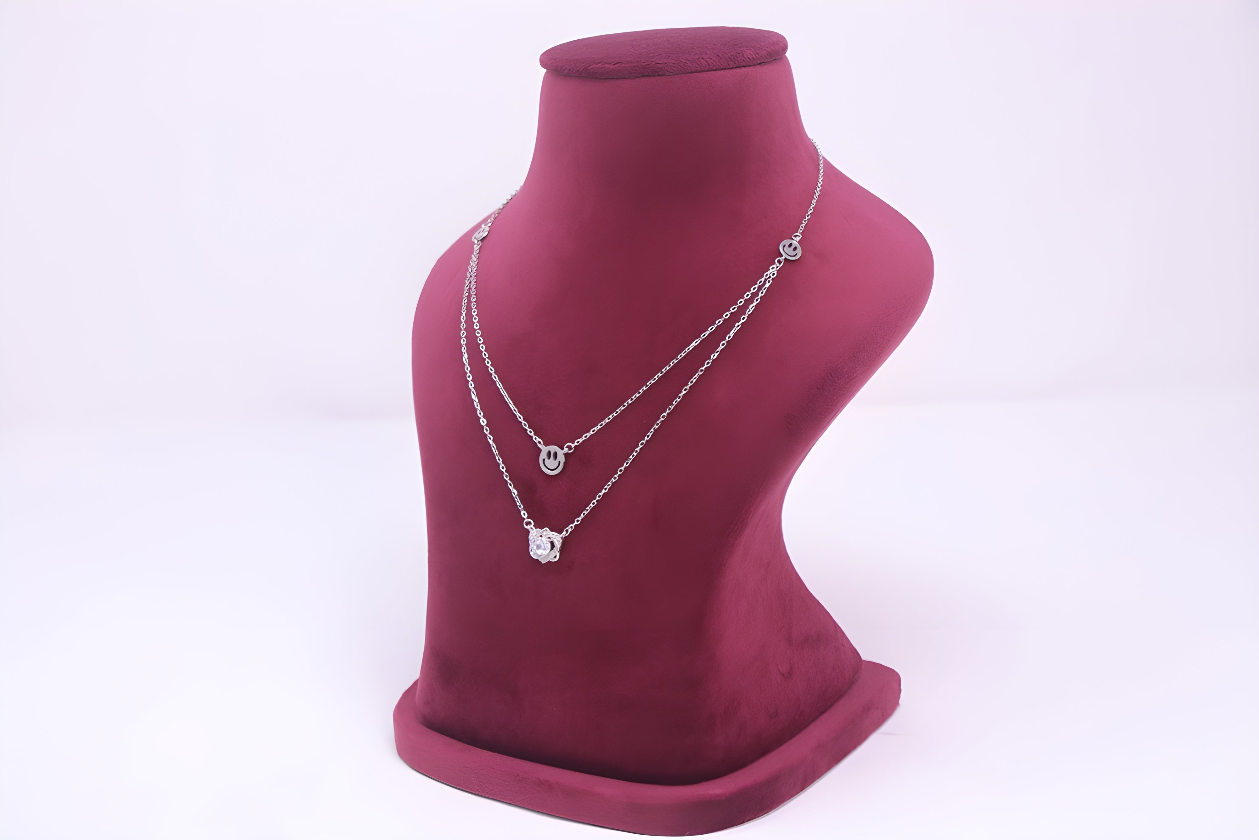 Joyful Grin 92.5 Sterling Silver VeeLux Premium Pendant