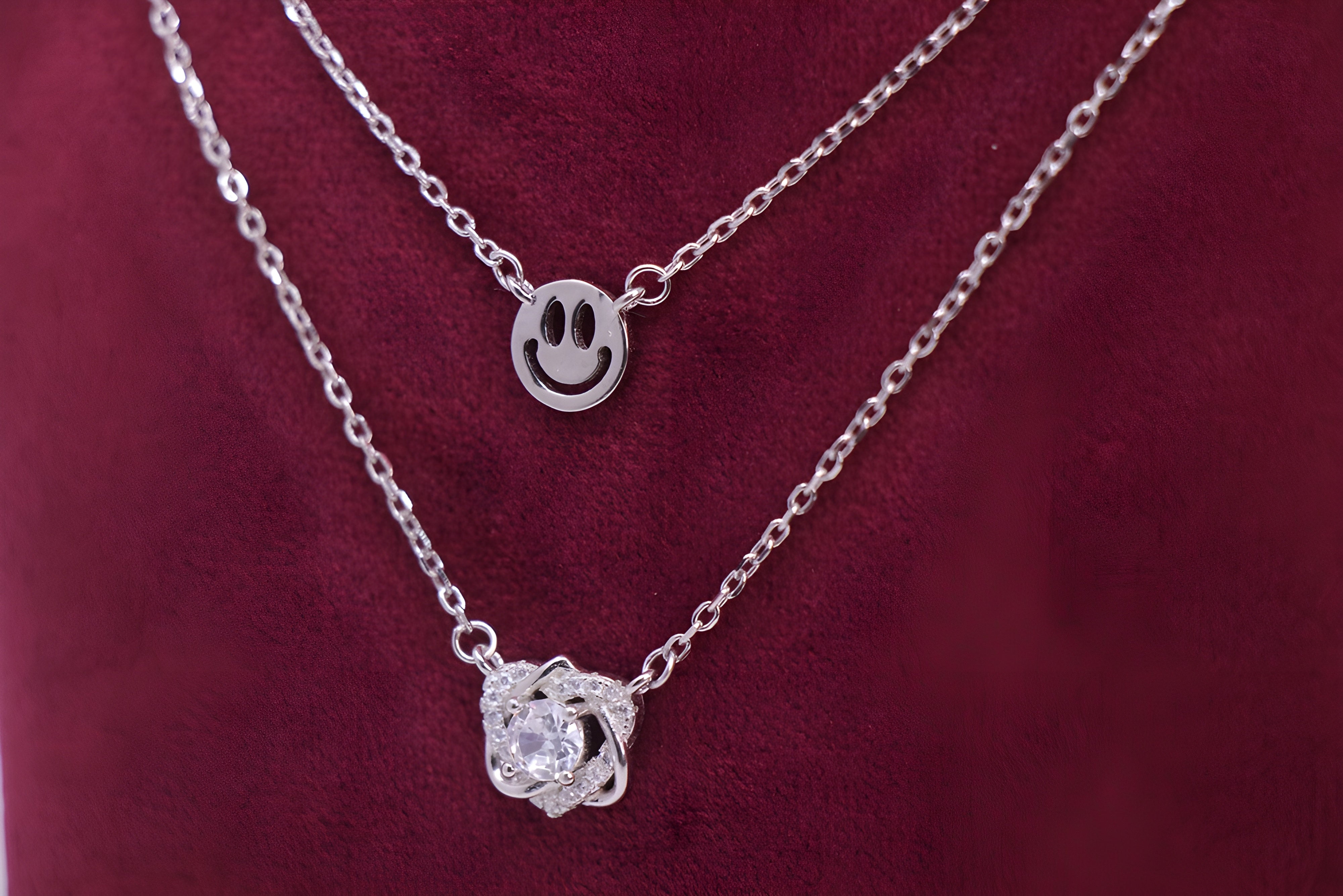 Joyful Grin 92.5 Sterling Silver VeeLux Premium Pendant
