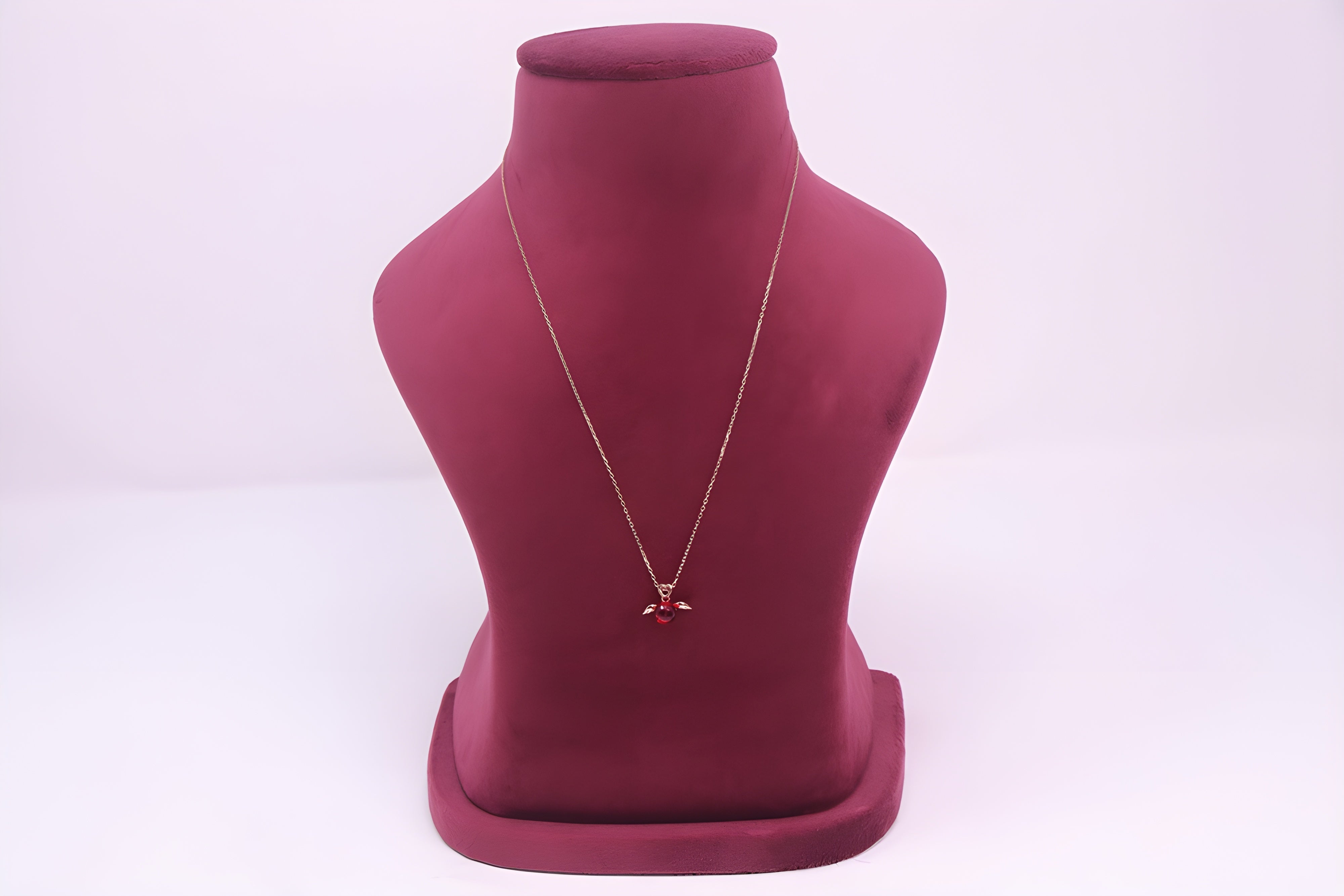 Golden Elegance Sterling Silver Pendant with VeeLux Premium Crystals