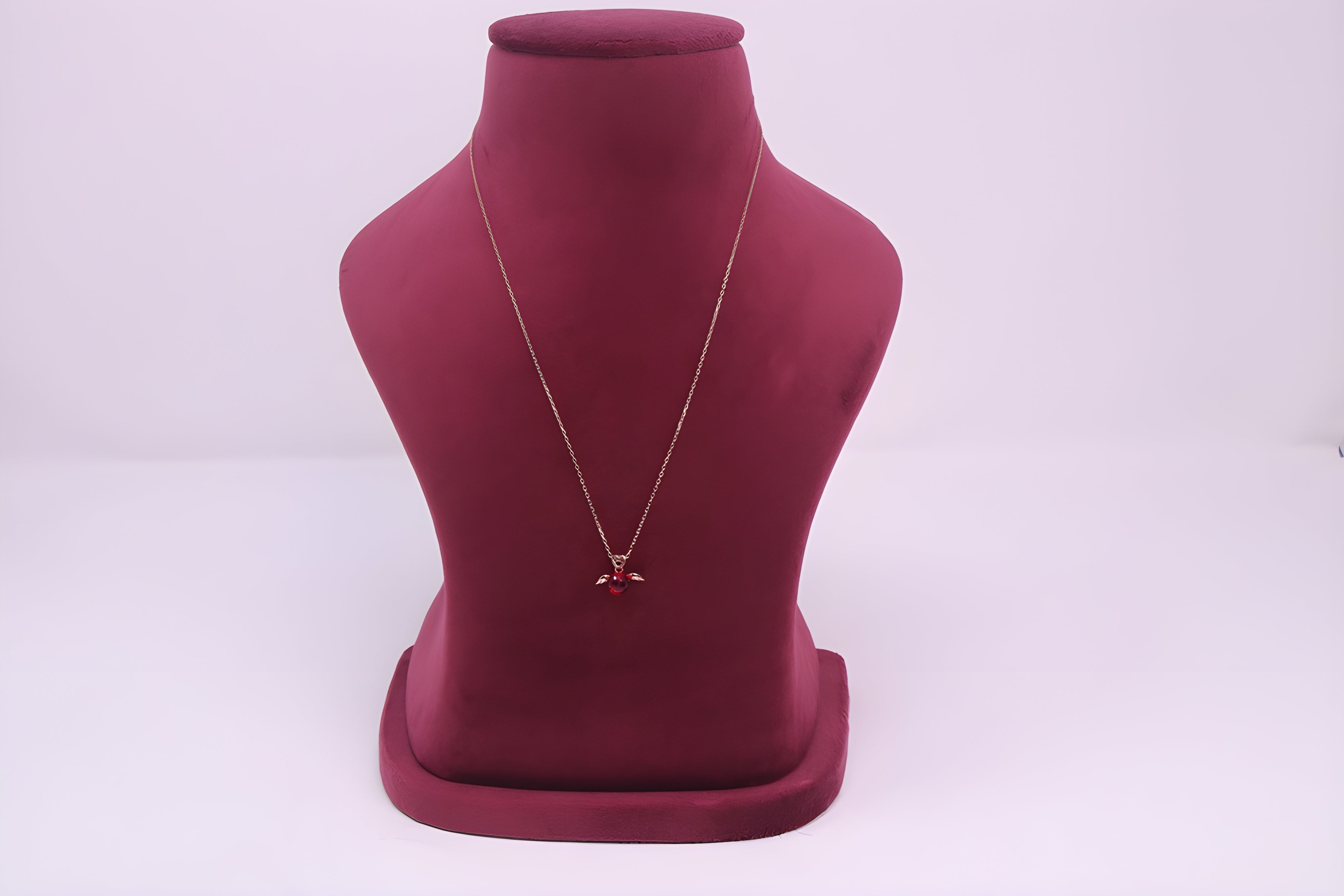 Golden Elegance Sterling Silver Pendant with VeeLux Premium Crystals