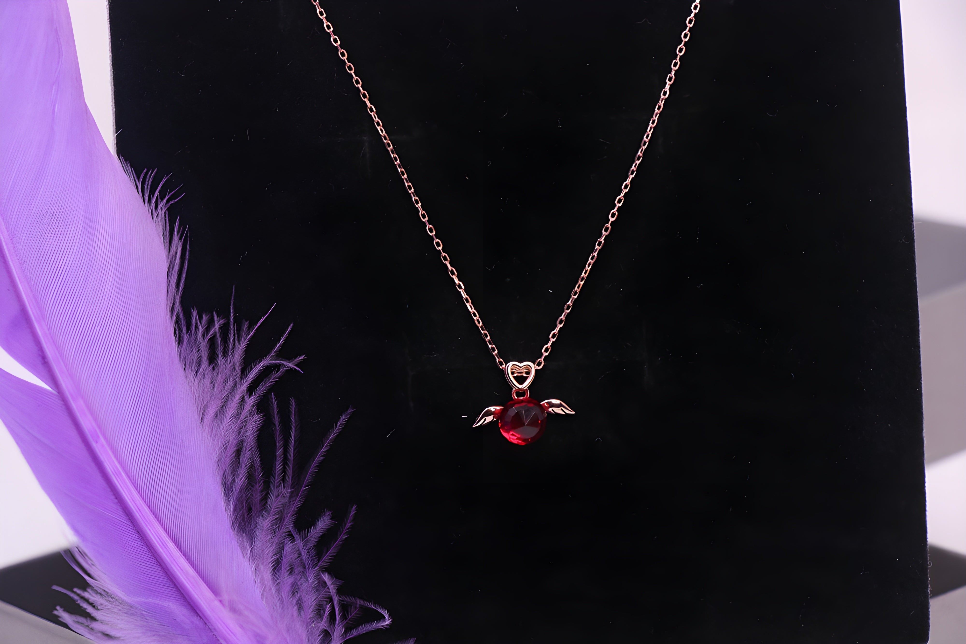 Golden Elegance Sterling Silver Pendant with VeeLux Premium Crystals