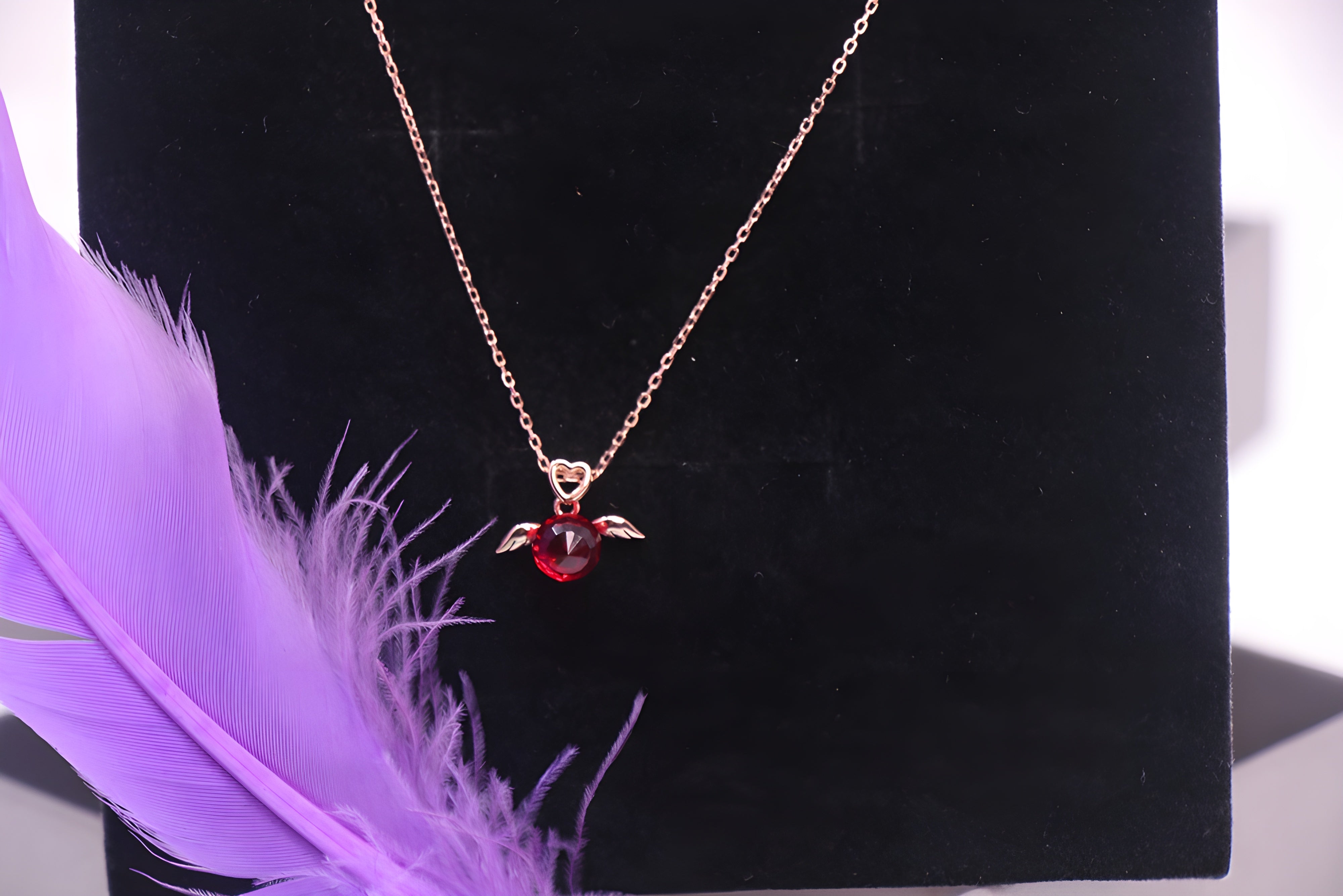 Golden Elegance Sterling Silver Pendant with VeeLux Premium Crystals
