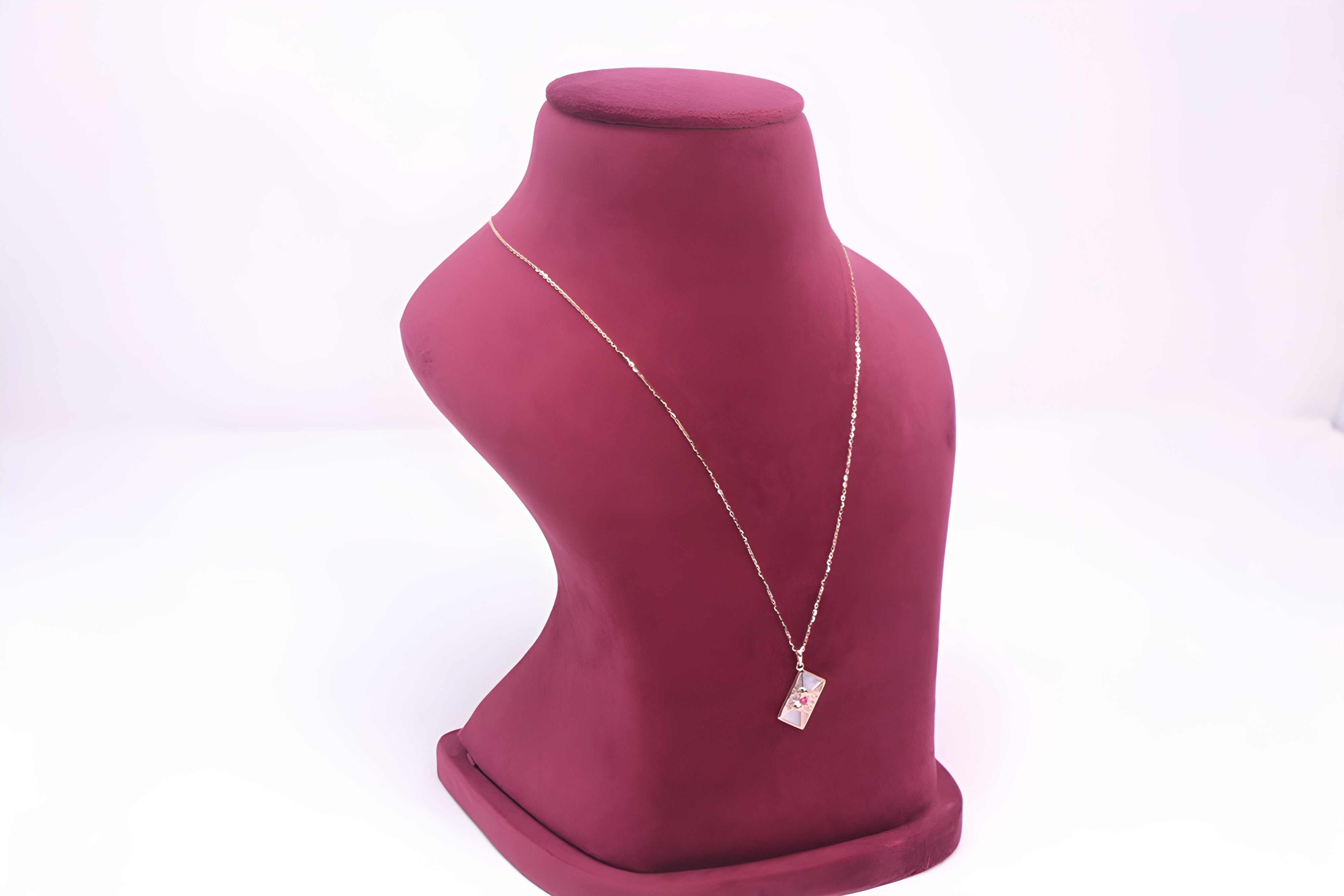 Gilded Initials Sterling Silver Pendant with VeeLux Premium Crystals