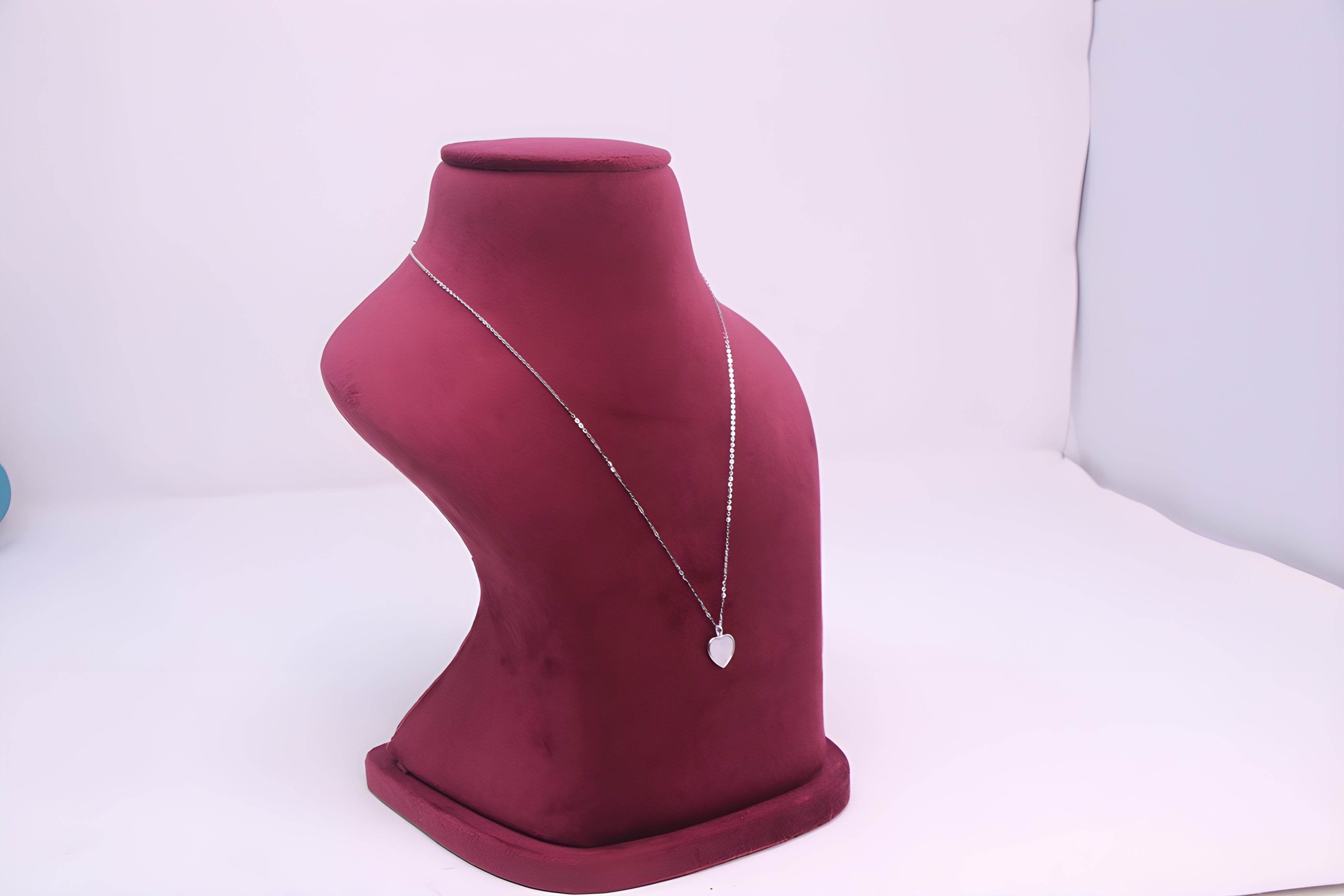 Sterling Silver Sparkling Heart VeeLux Premium Pendant