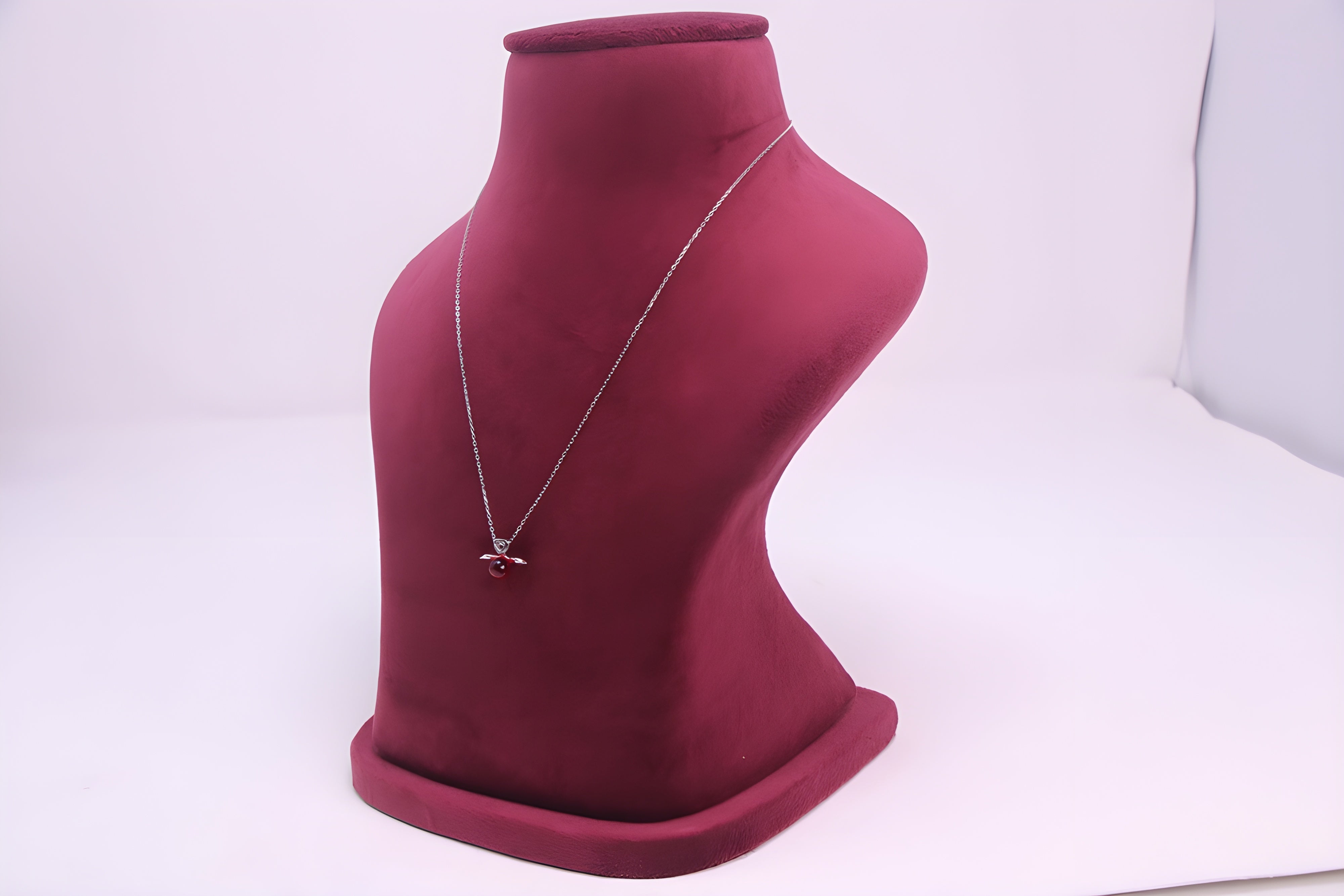 Sterling Silver Scarlet VeeLux Premium Pendant