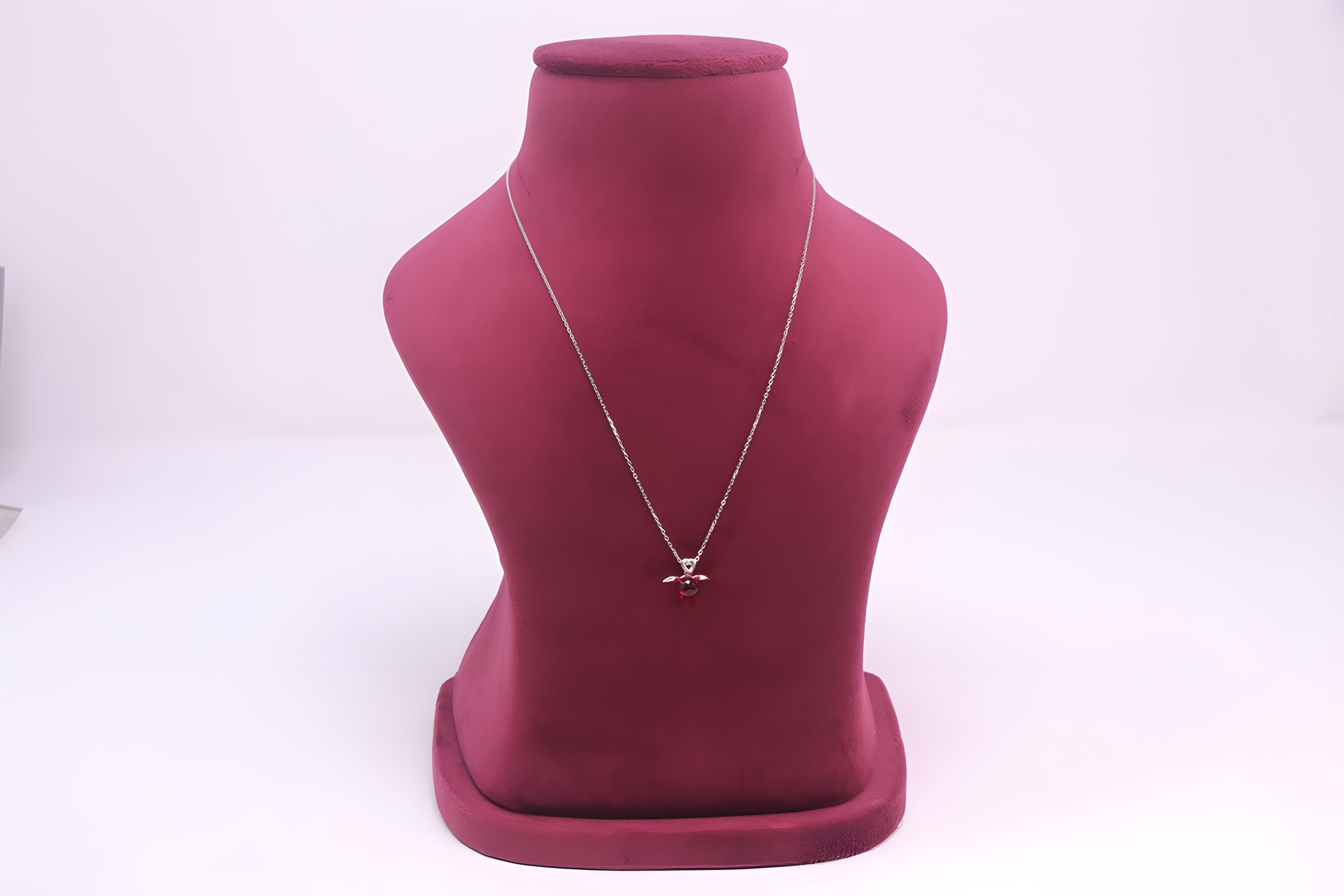 Sterling Silver Scarlet VeeLux Premium Pendant