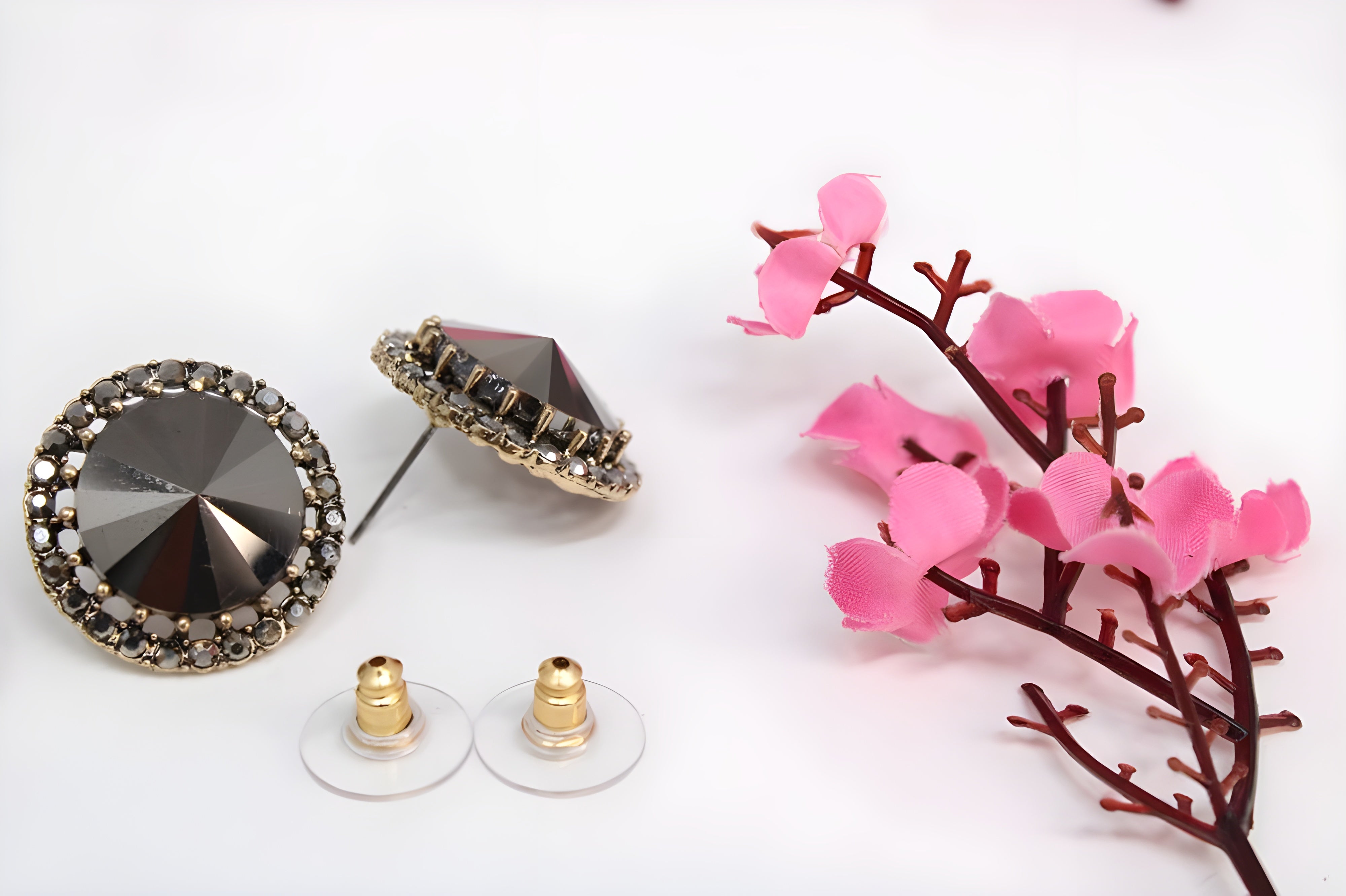 Eternal Radiance Black Stone Earrings