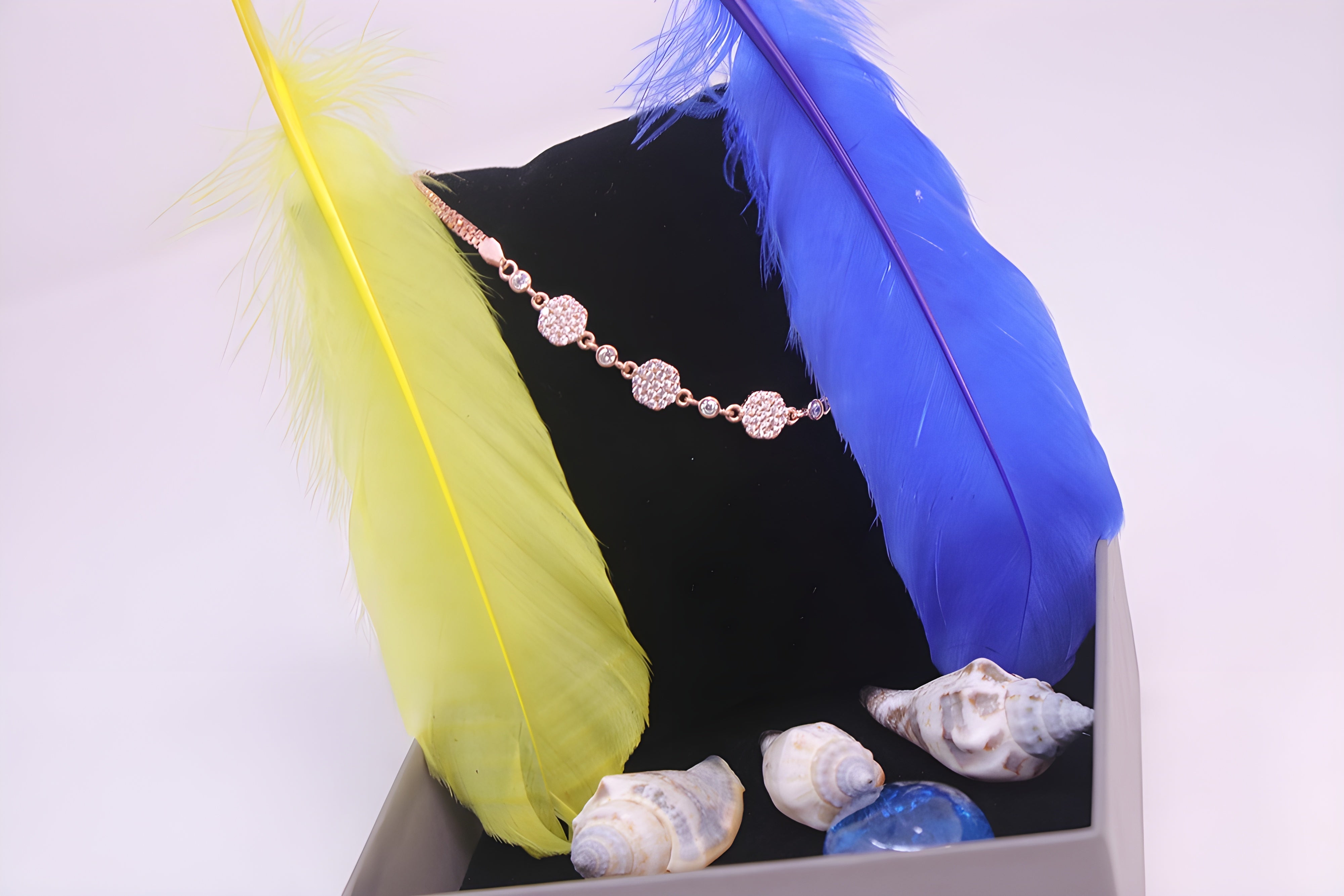 Golden Luminescence VeeLux Premium Crystal Bracelet