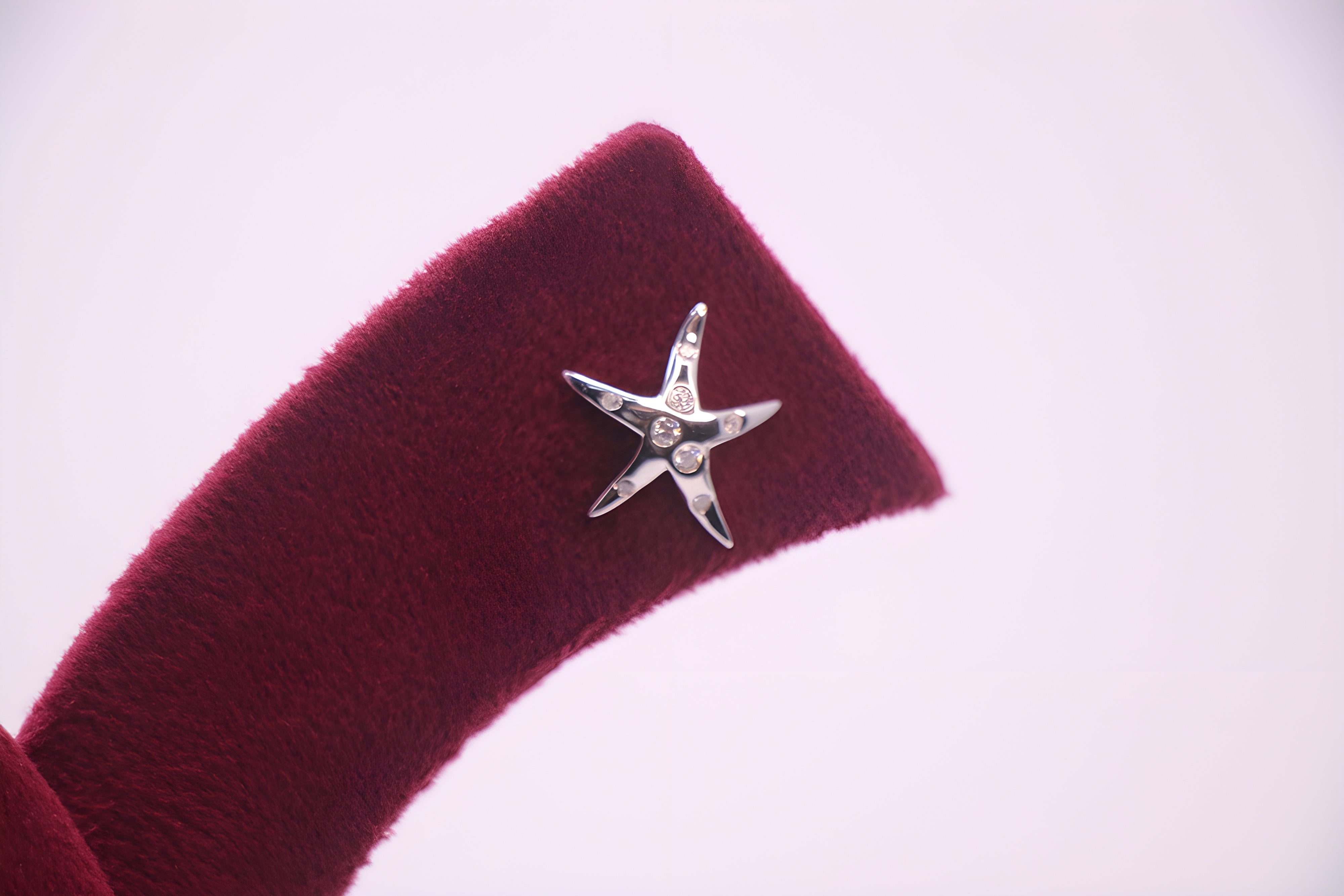 Sterling Silver Celestial Glow VeeLux Premium Crystal Star Earrings