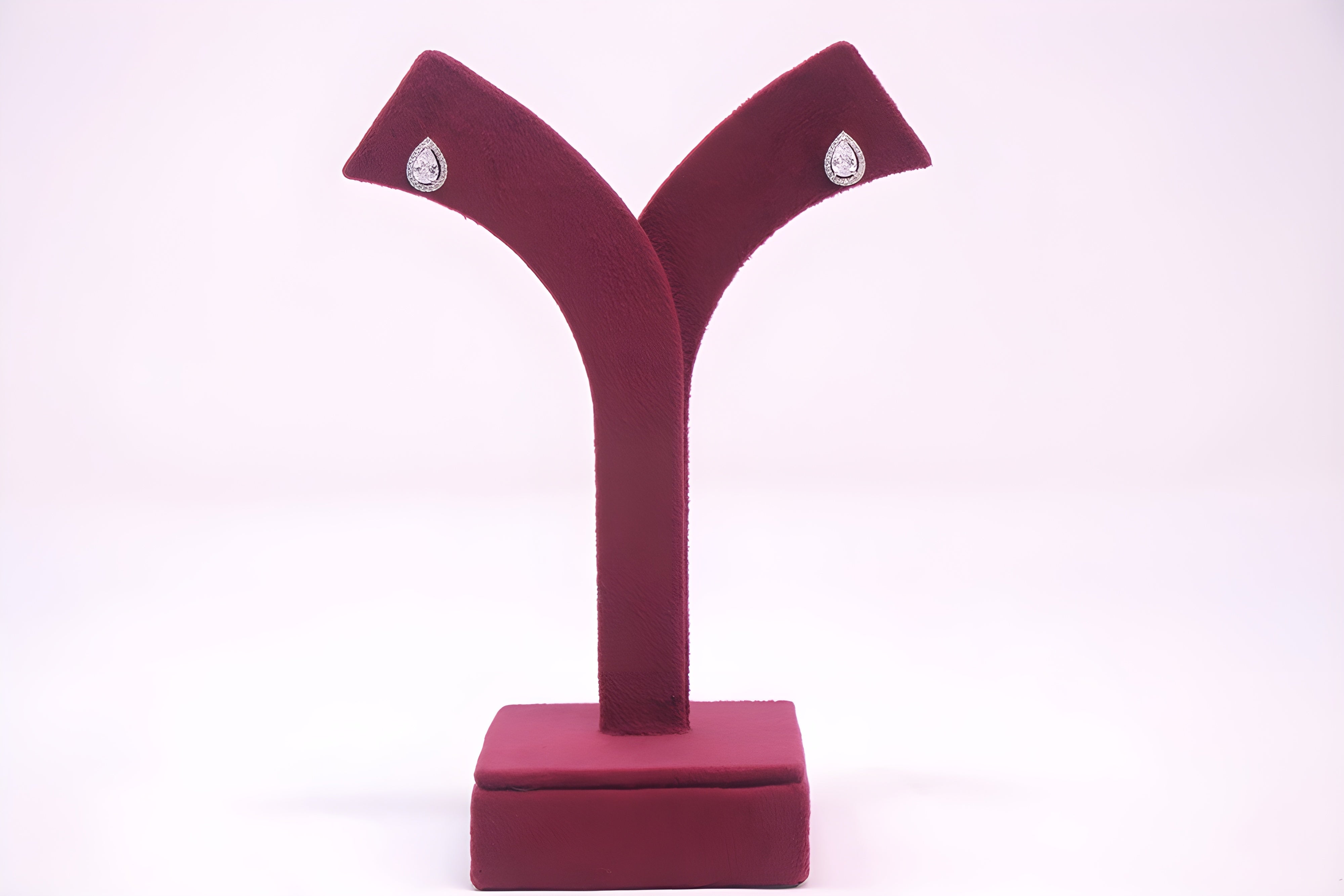 Sterling Silver Sparkling Drop VeeLux Premium Crystal Earrings