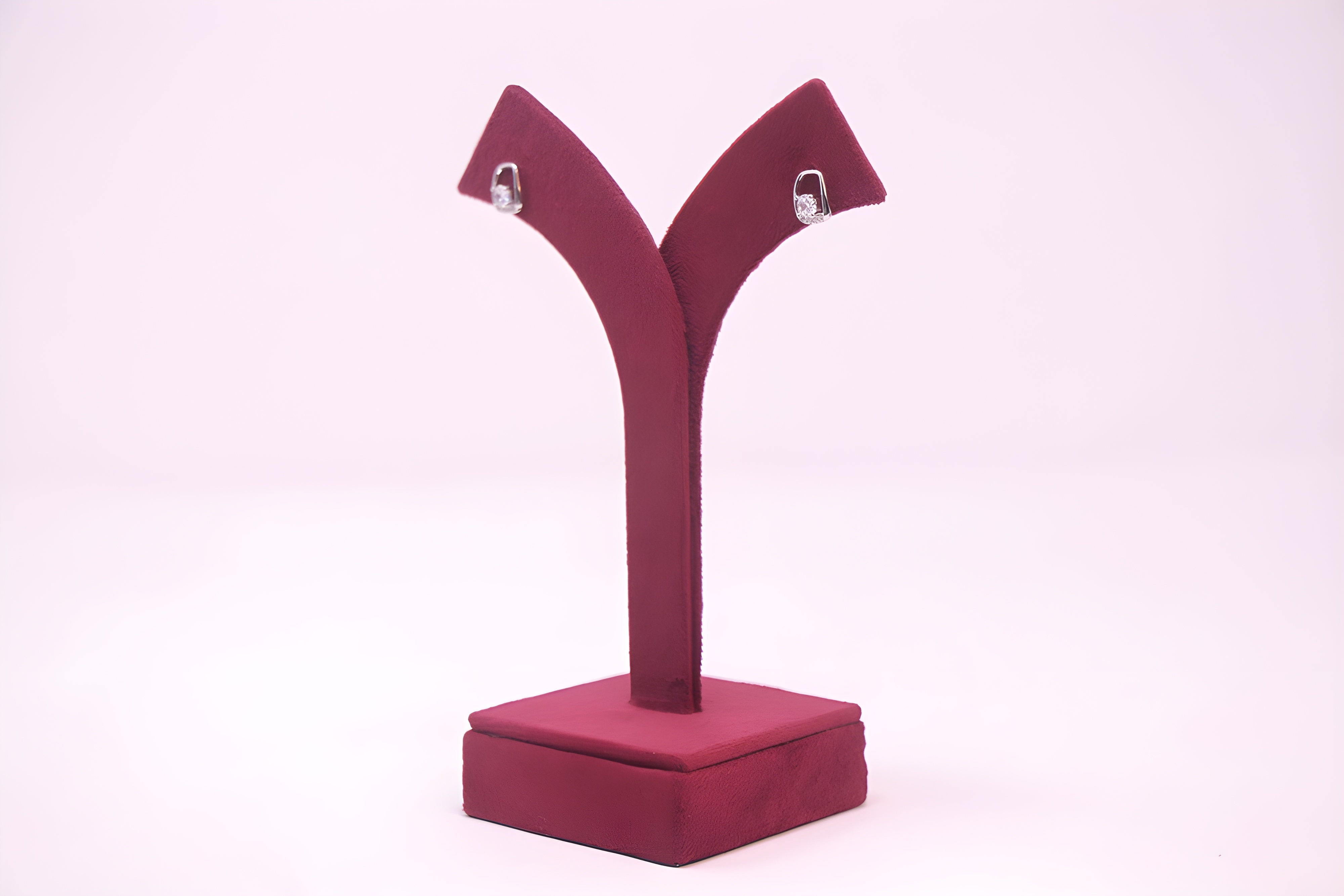 Sterling Crystal Charm Earrings