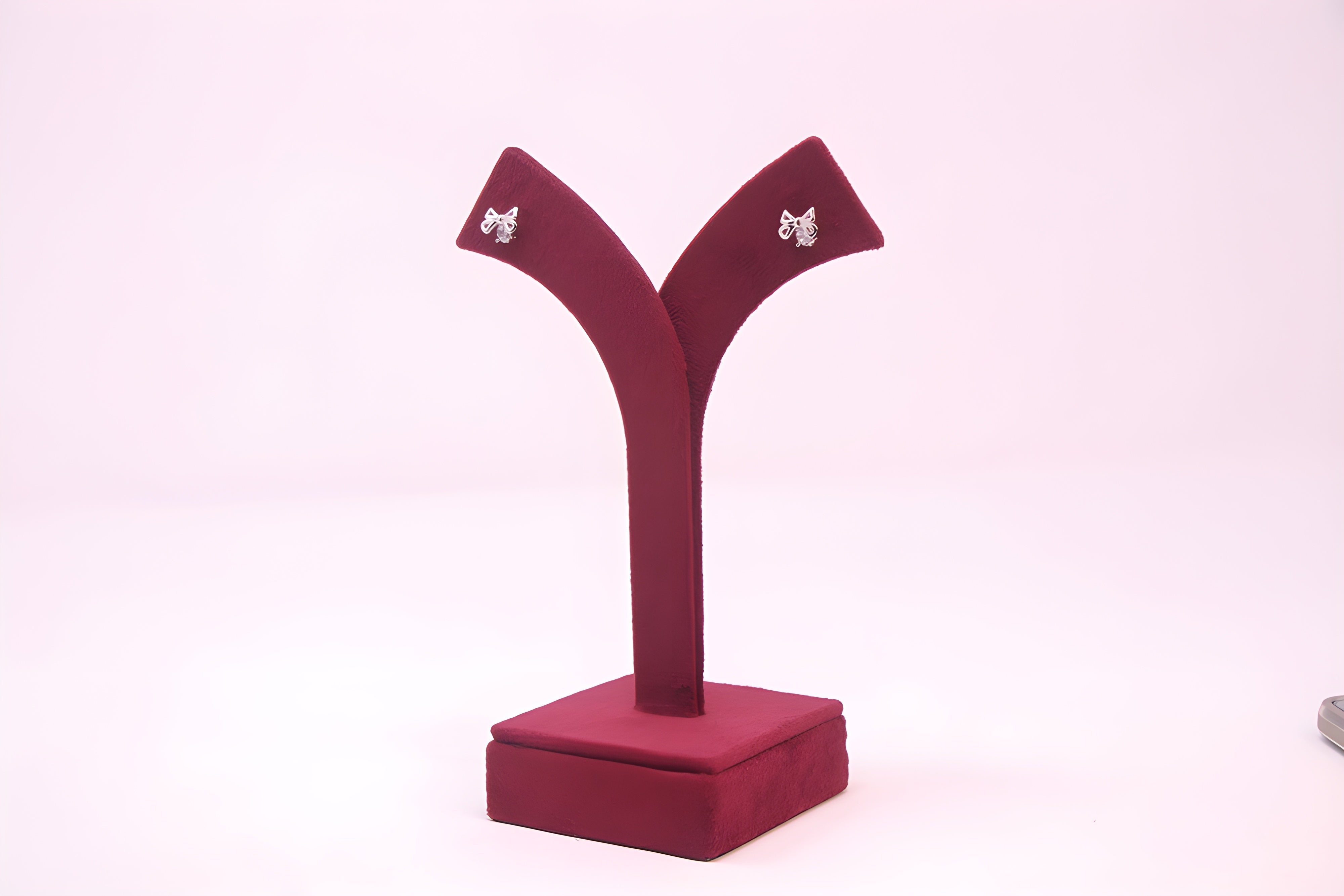 Sterling Silver VeeLux Premium Crystal Sleek  Earrings