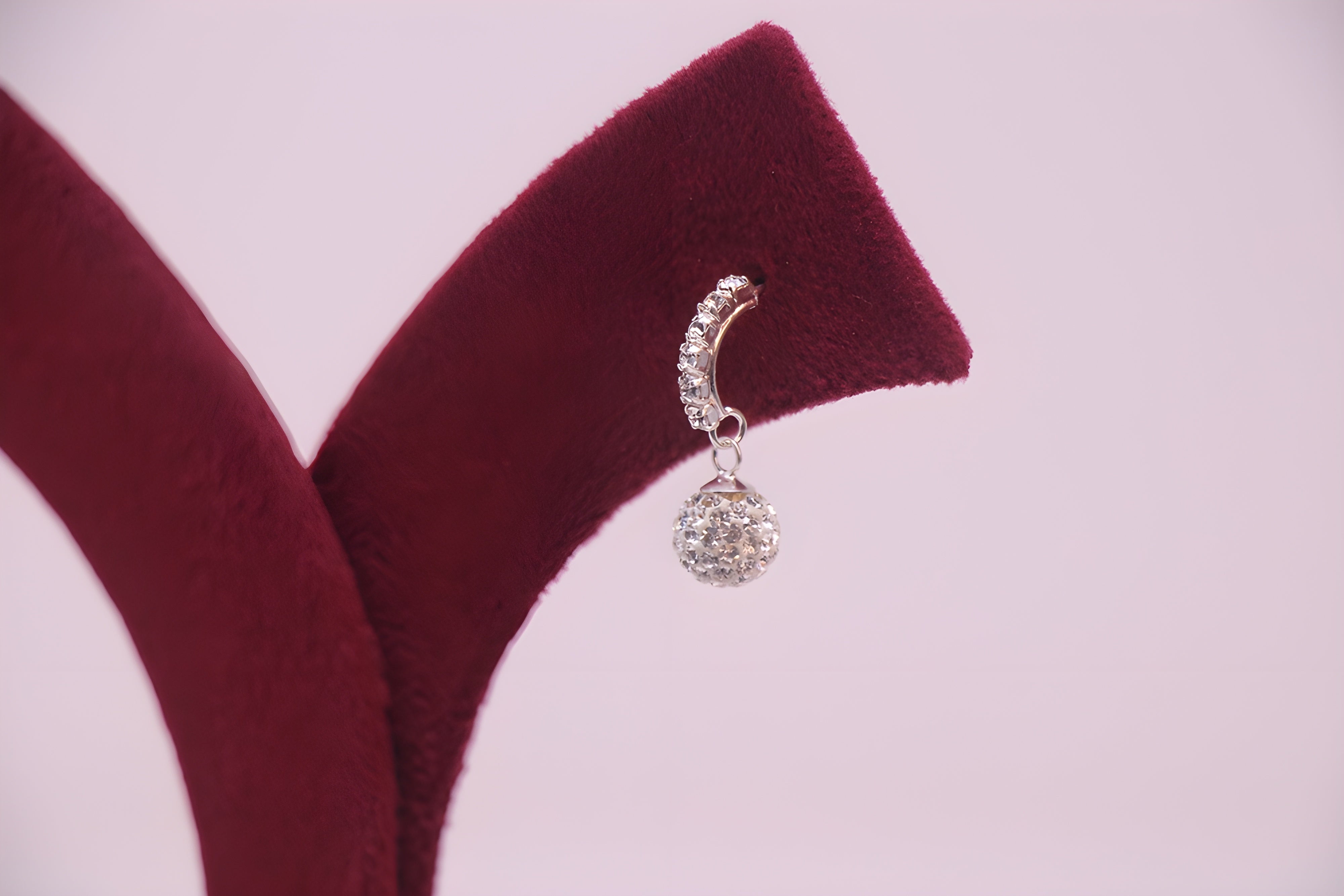 Sterling Silver VeeLux Premium  Glamour Crystal Earrings