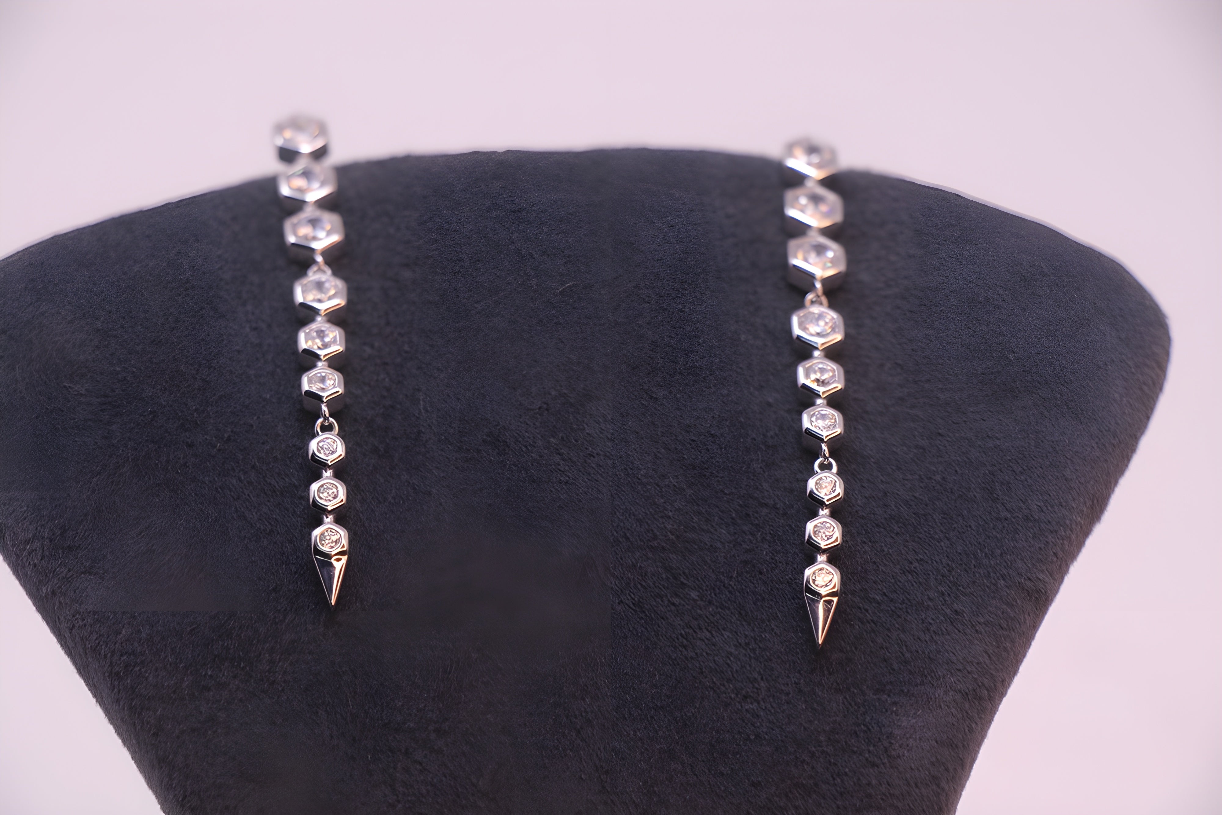 Sterling Silver Eternal Grace VeeLux Premium Crystal Earrings