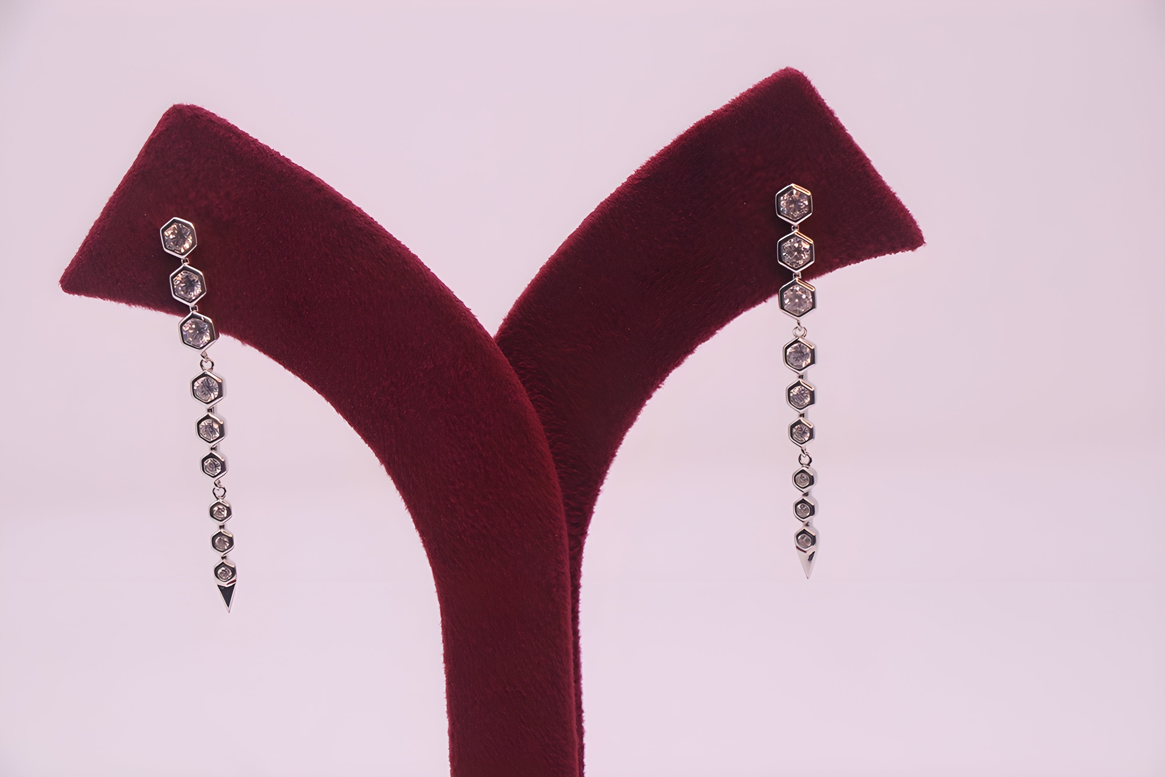 Sterling Silver Eternal Grace VeeLux Premium Crystal Earrings