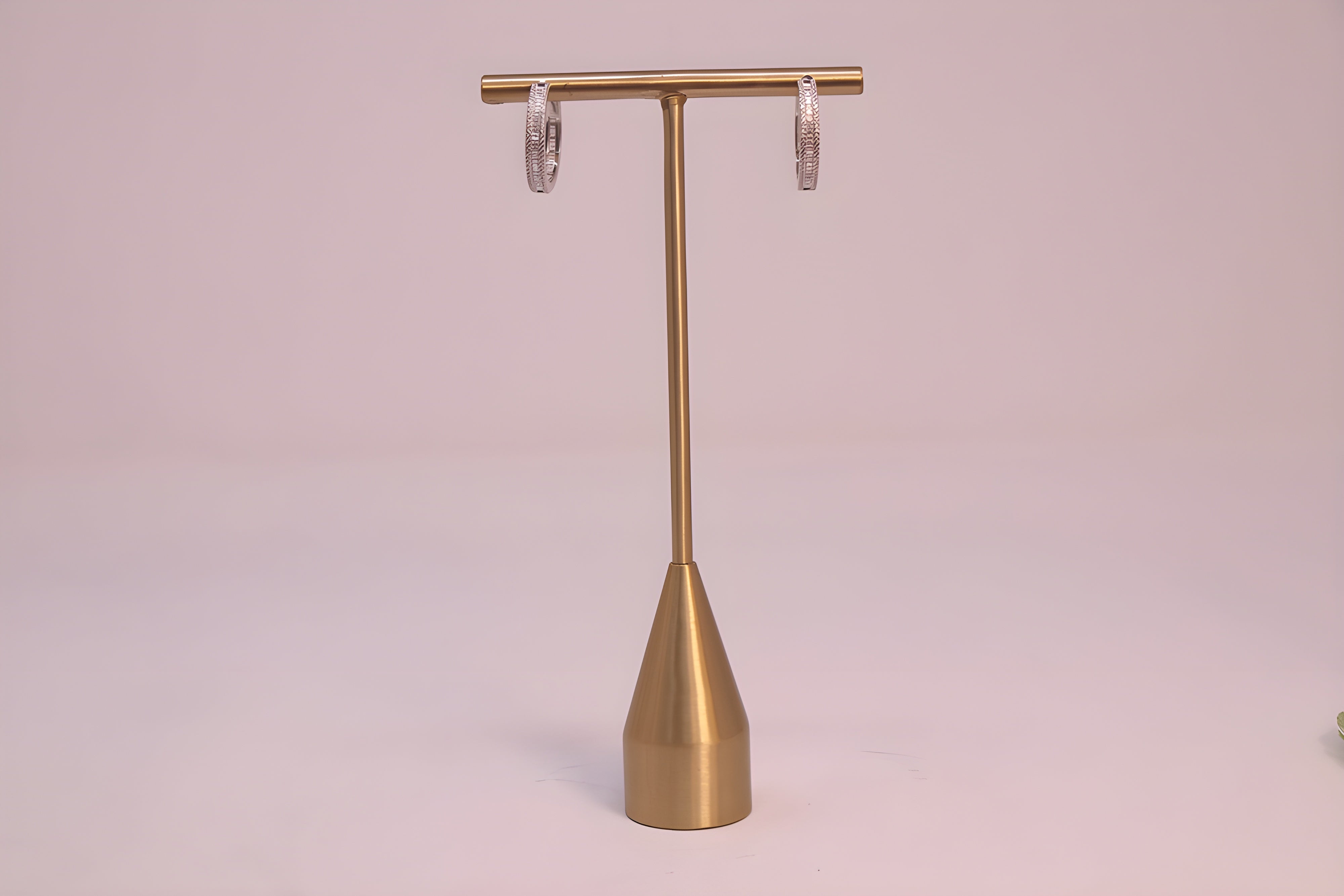 VeeLux Premium Sparkle Sterling Silver Loop Earrings