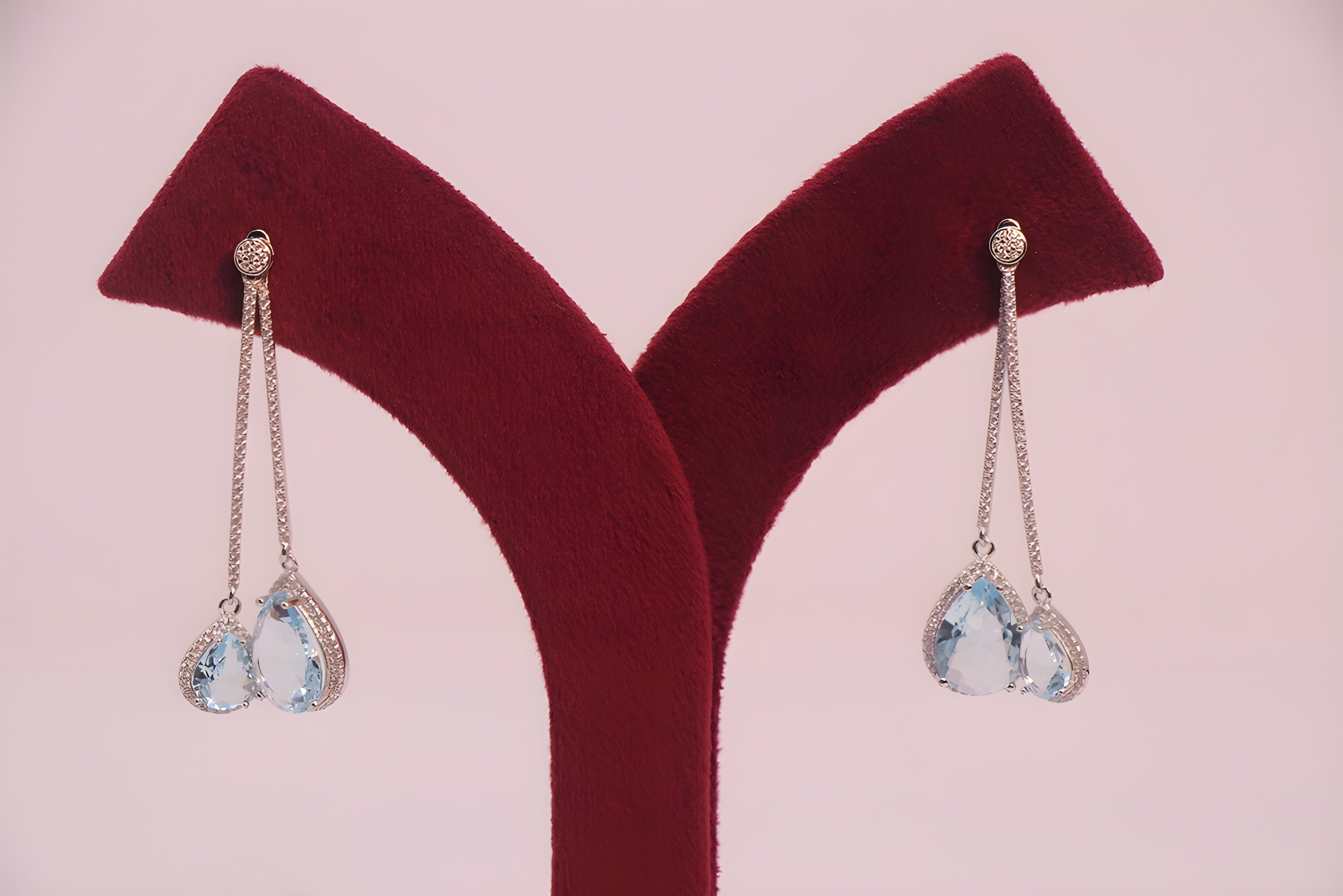 Sapphire Serenity Sterling Silver Earrings