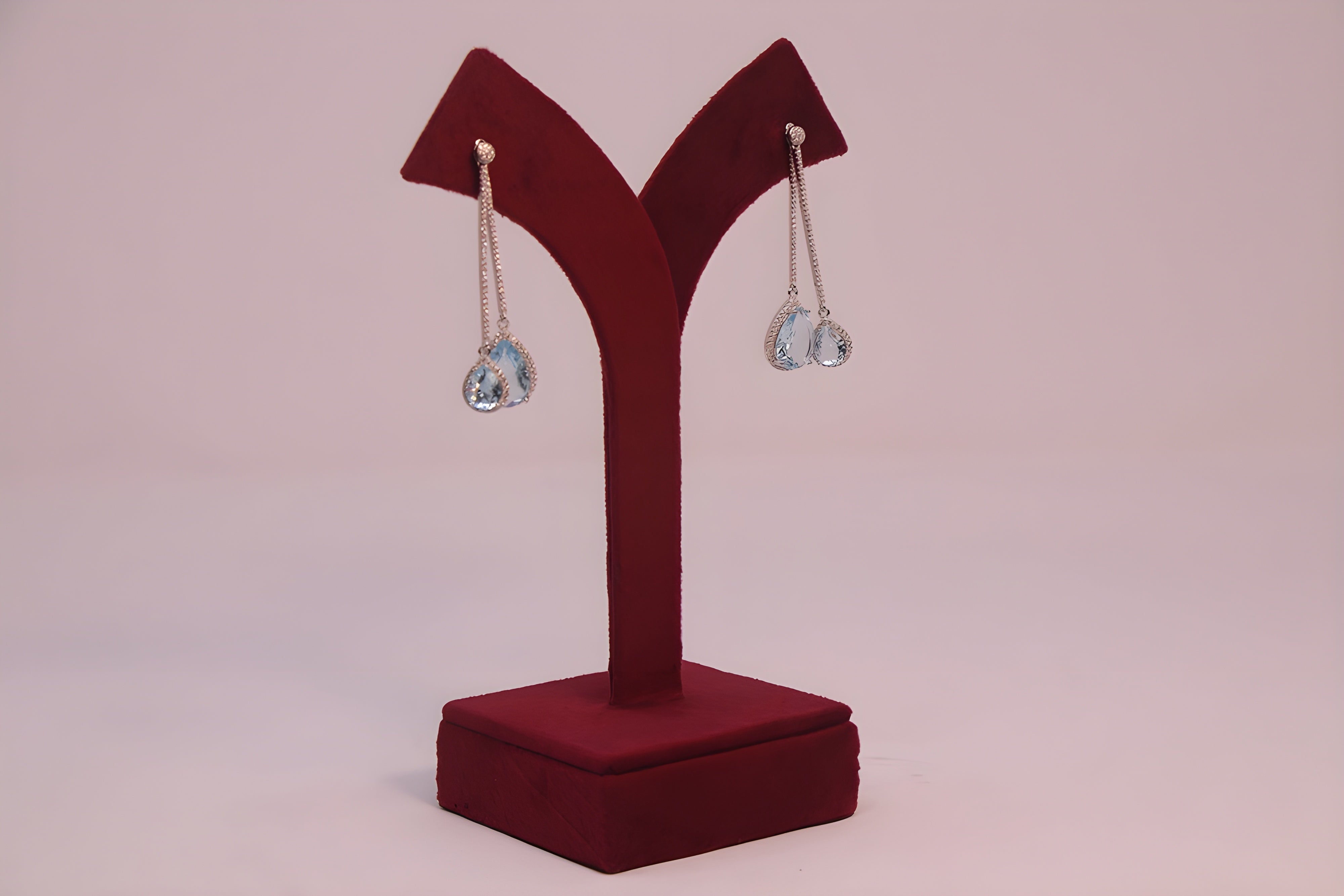 Sapphire Serenity Sterling Silver Earrings