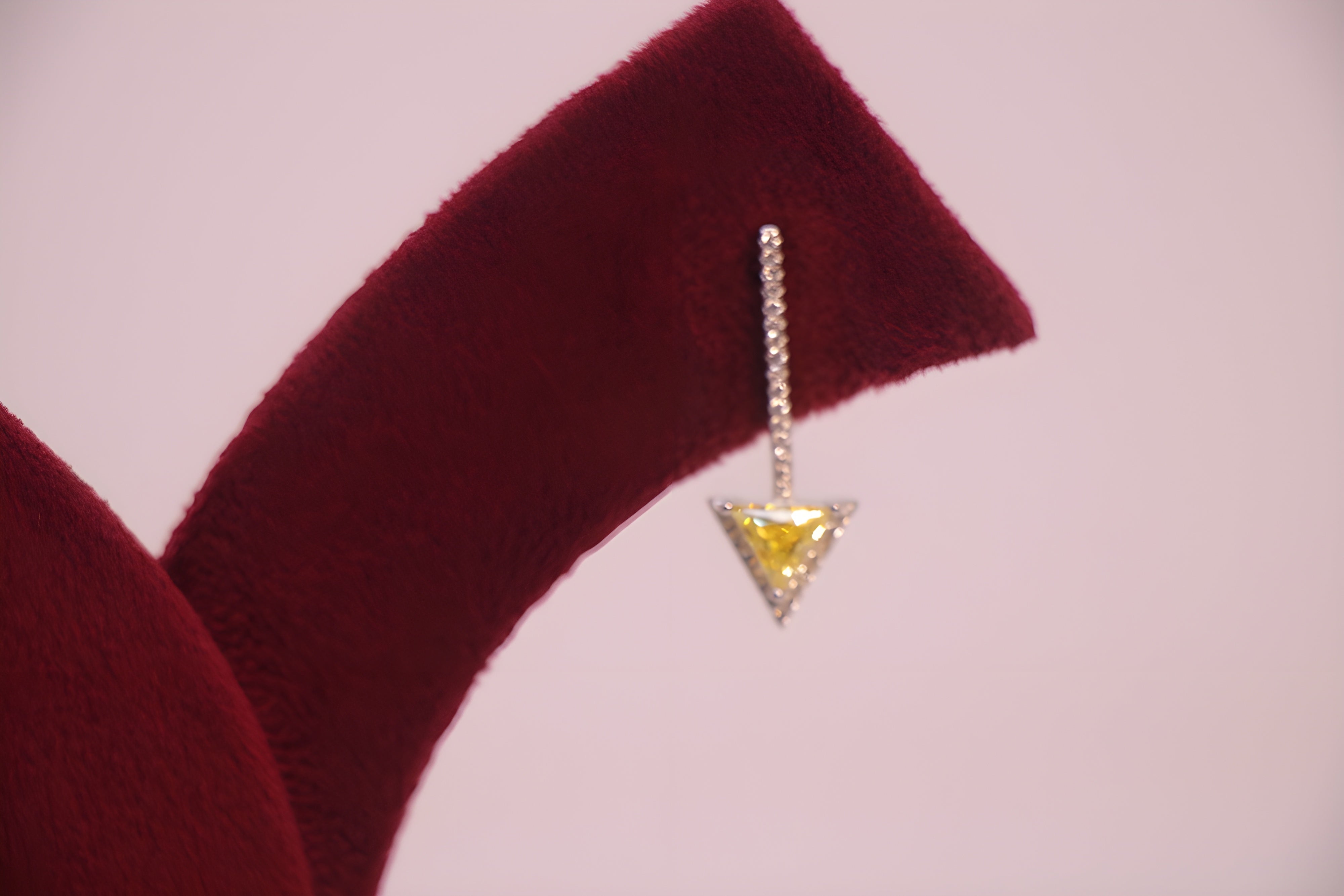 Golden Glow Sterling Silver Earrings with Yellow and Green Crystal