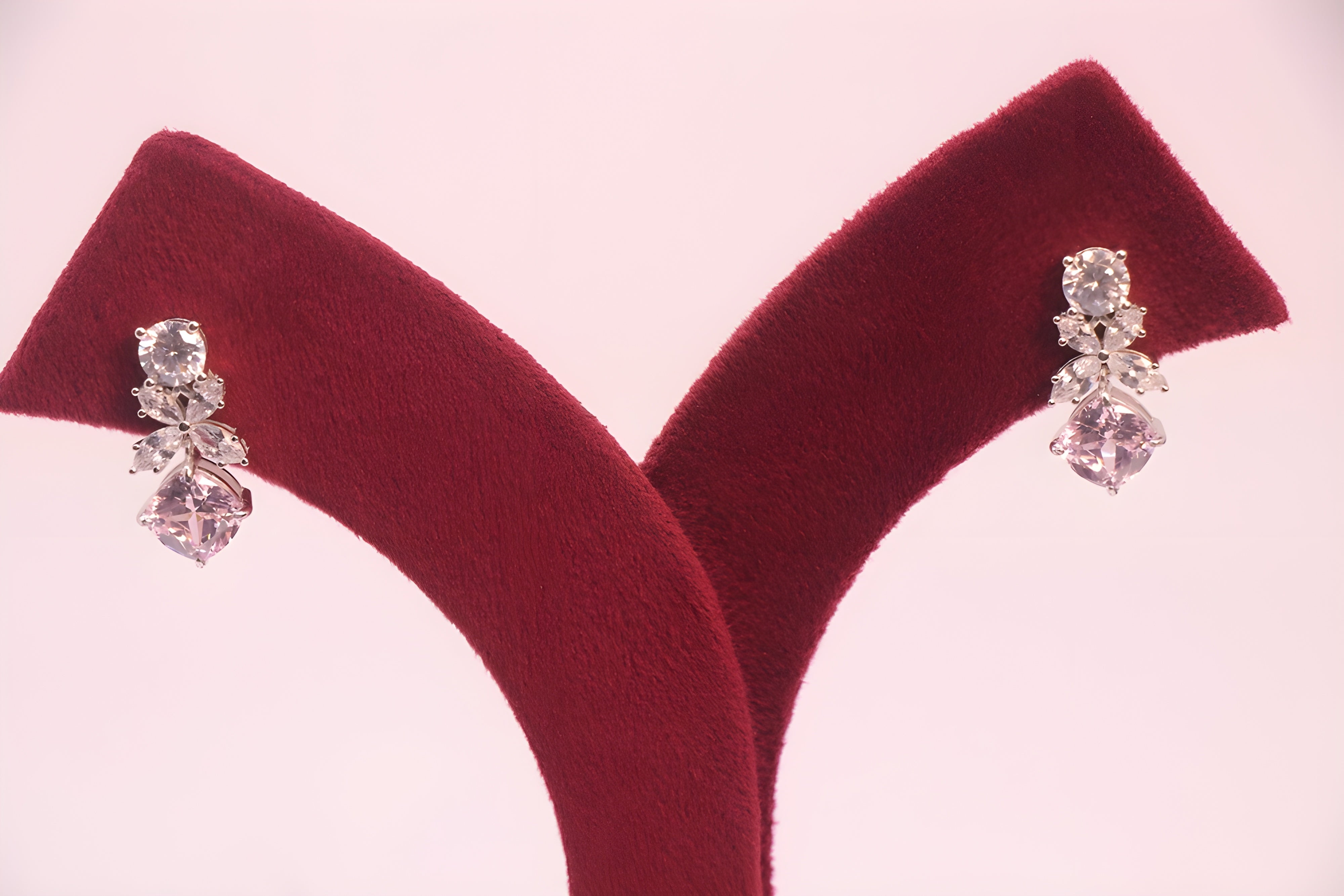 Blushing Beauty 92.5 Sterling Silver Earrings