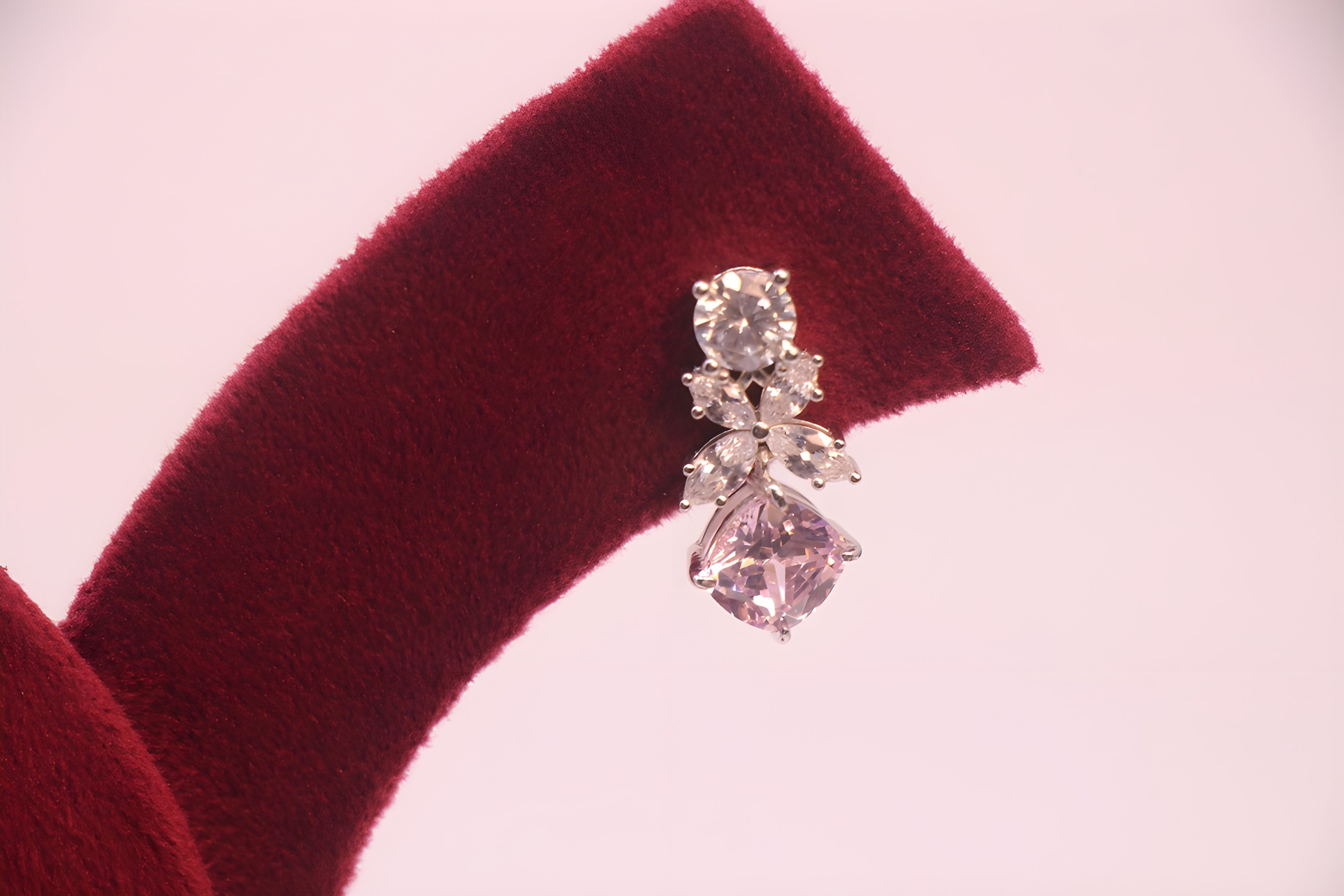 Blushing Beauty 92.5 Sterling Silver Earrings