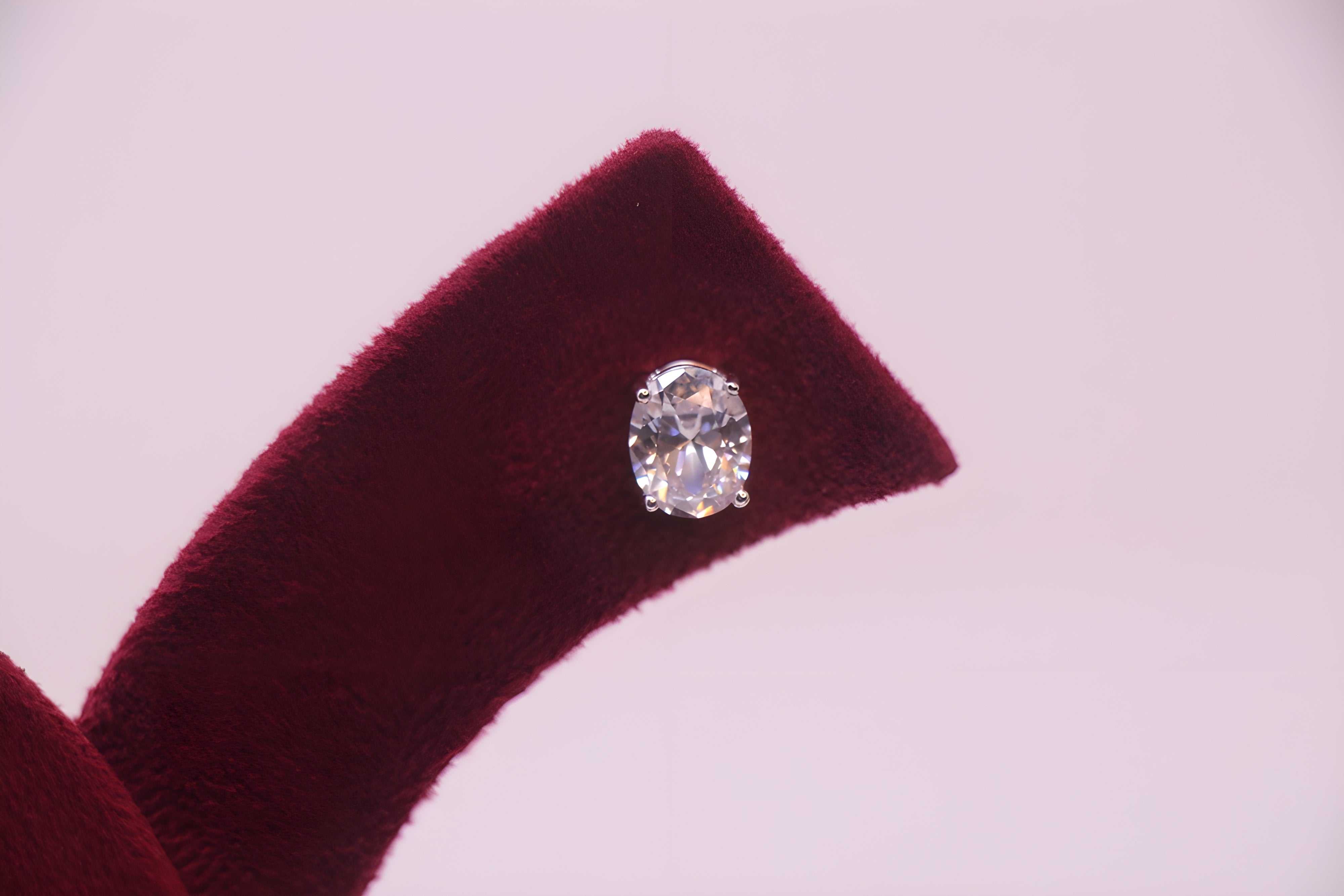 VeeLux Premium Splendor Sterling Silver Crystal  Earrings