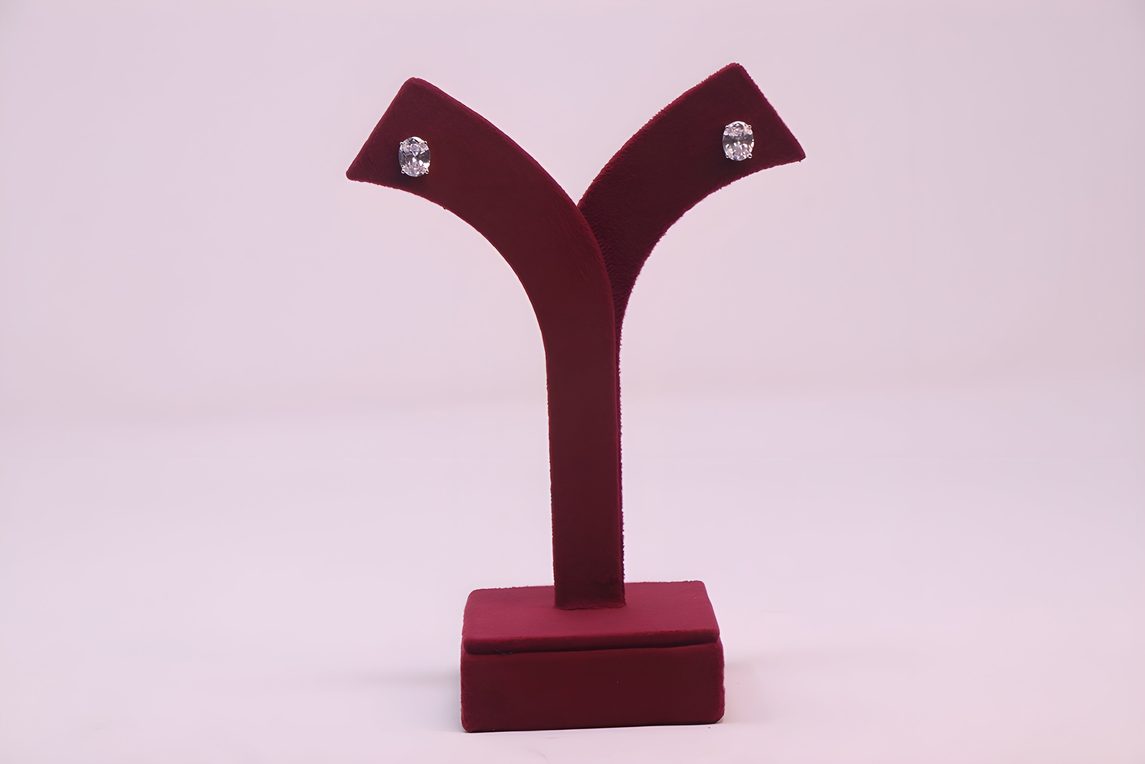 VeeLux Premium Splendor Sterling Silver Crystal  Earrings