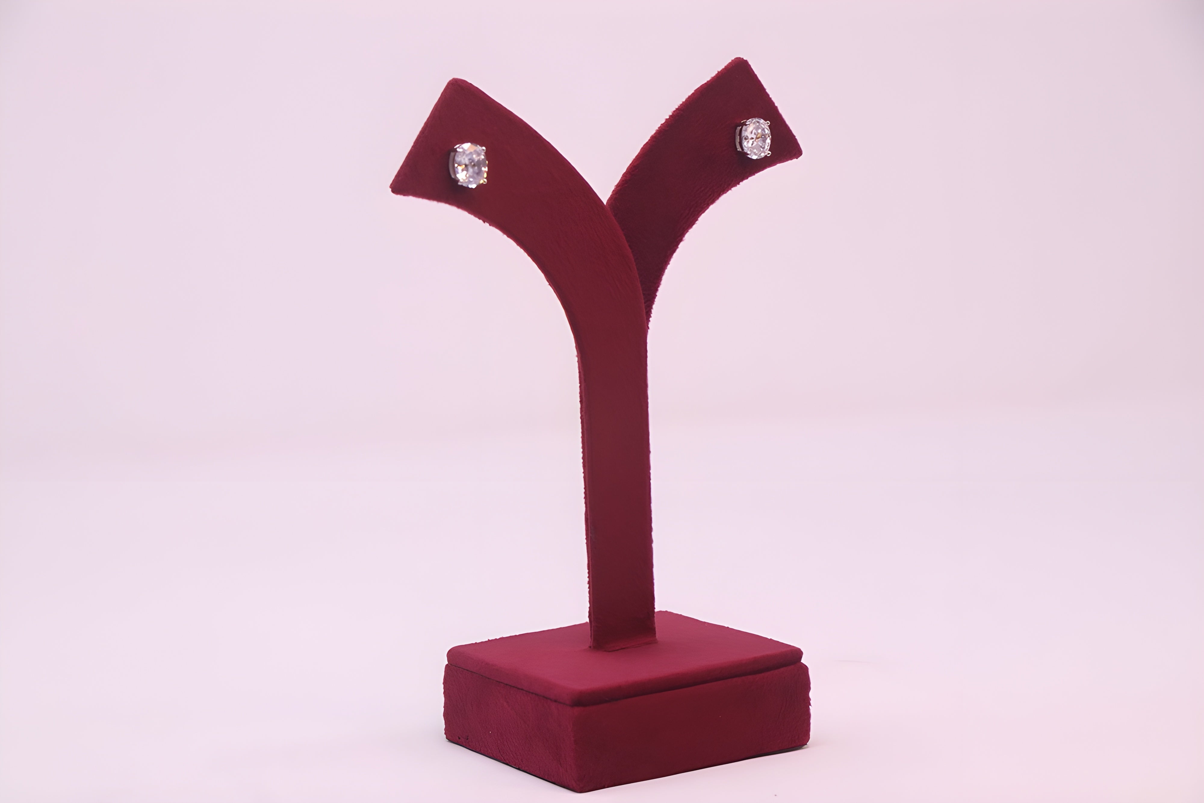 VeeLux Premium Splendor Sterling Silver Crystal  Earrings