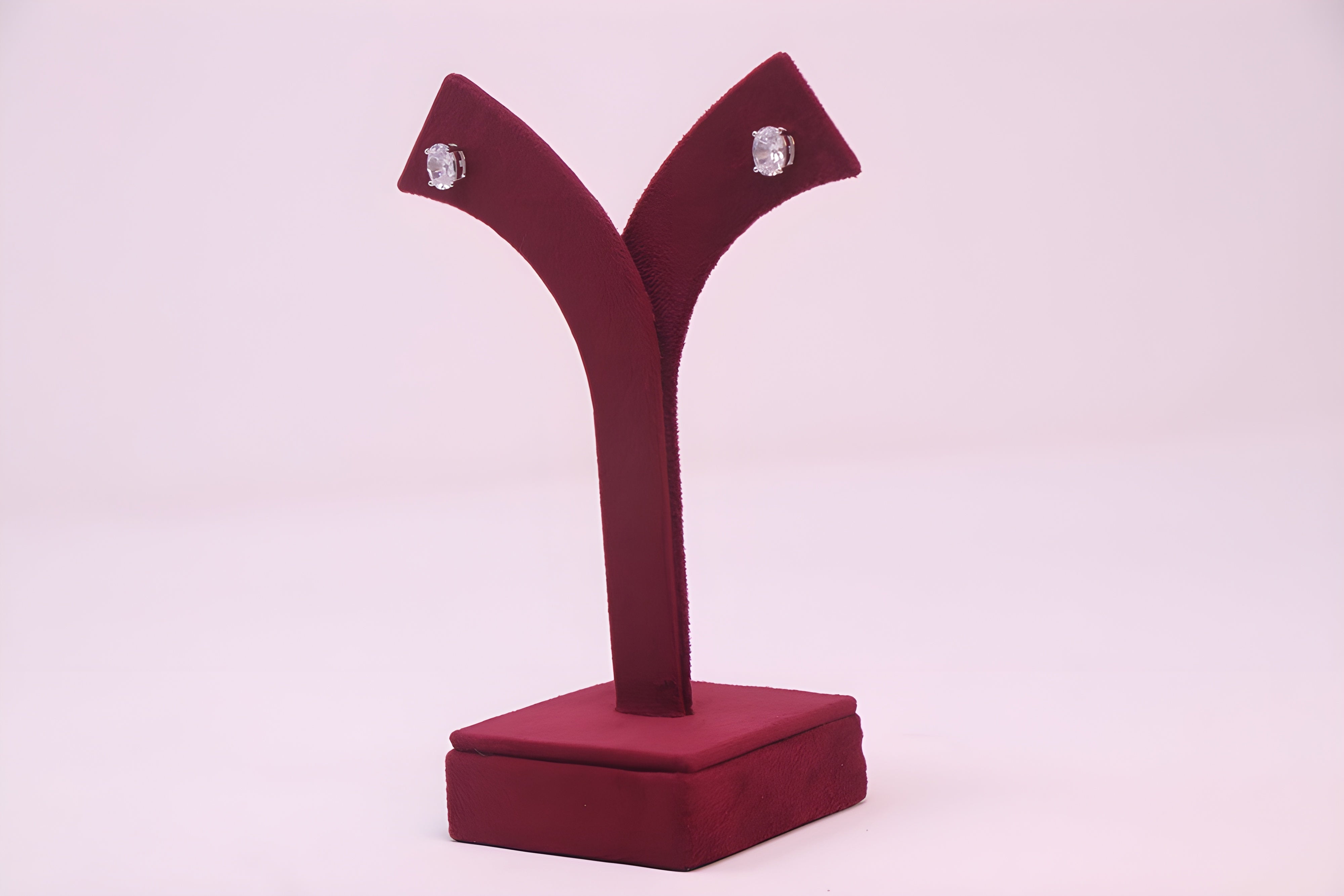 VeeLux Premium Splendor Sterling Silver Crystal  Earrings