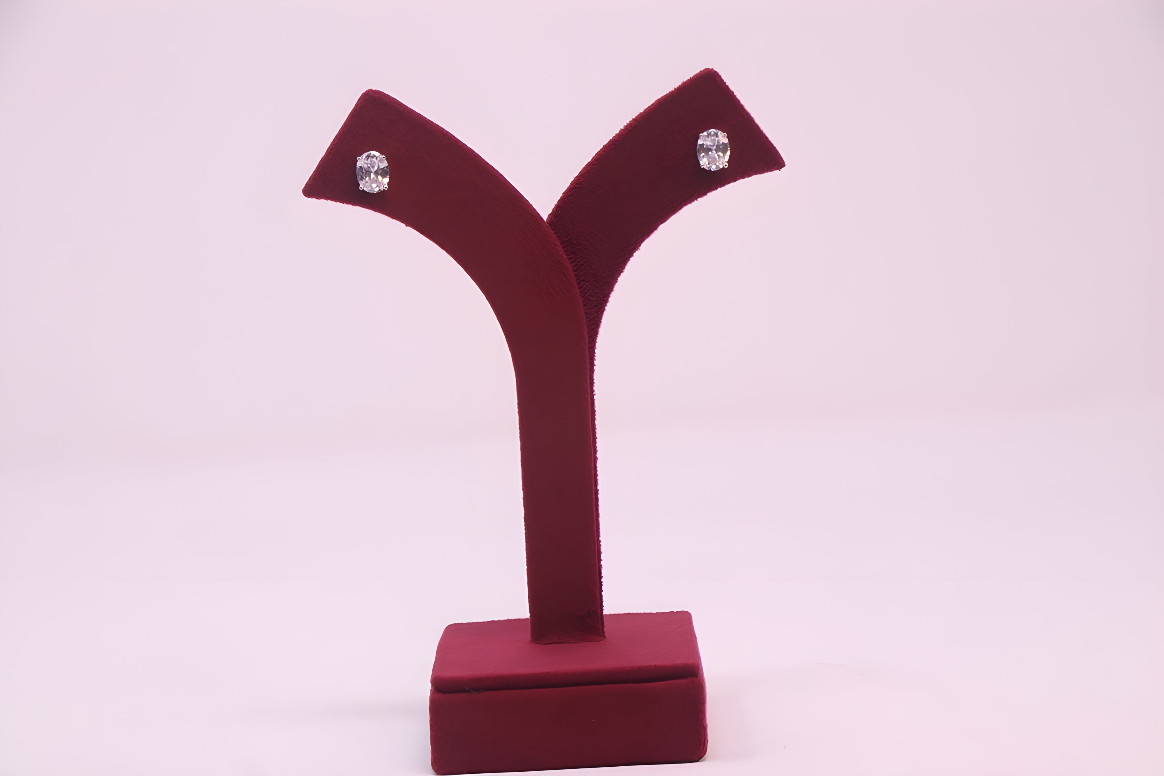 VeeLux Premium Splendor Sterling Silver Crystal  Earrings