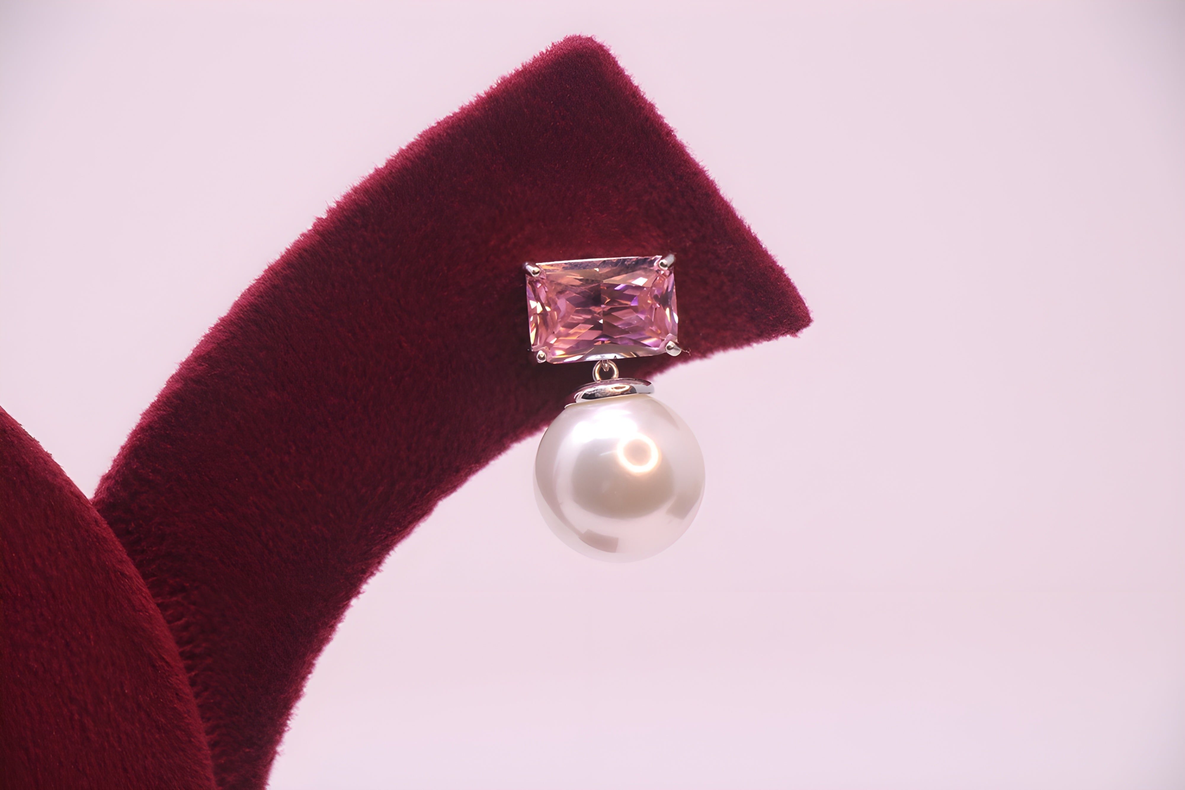 Golden Glow VeeLux Premium Crystal Pearl Earrings