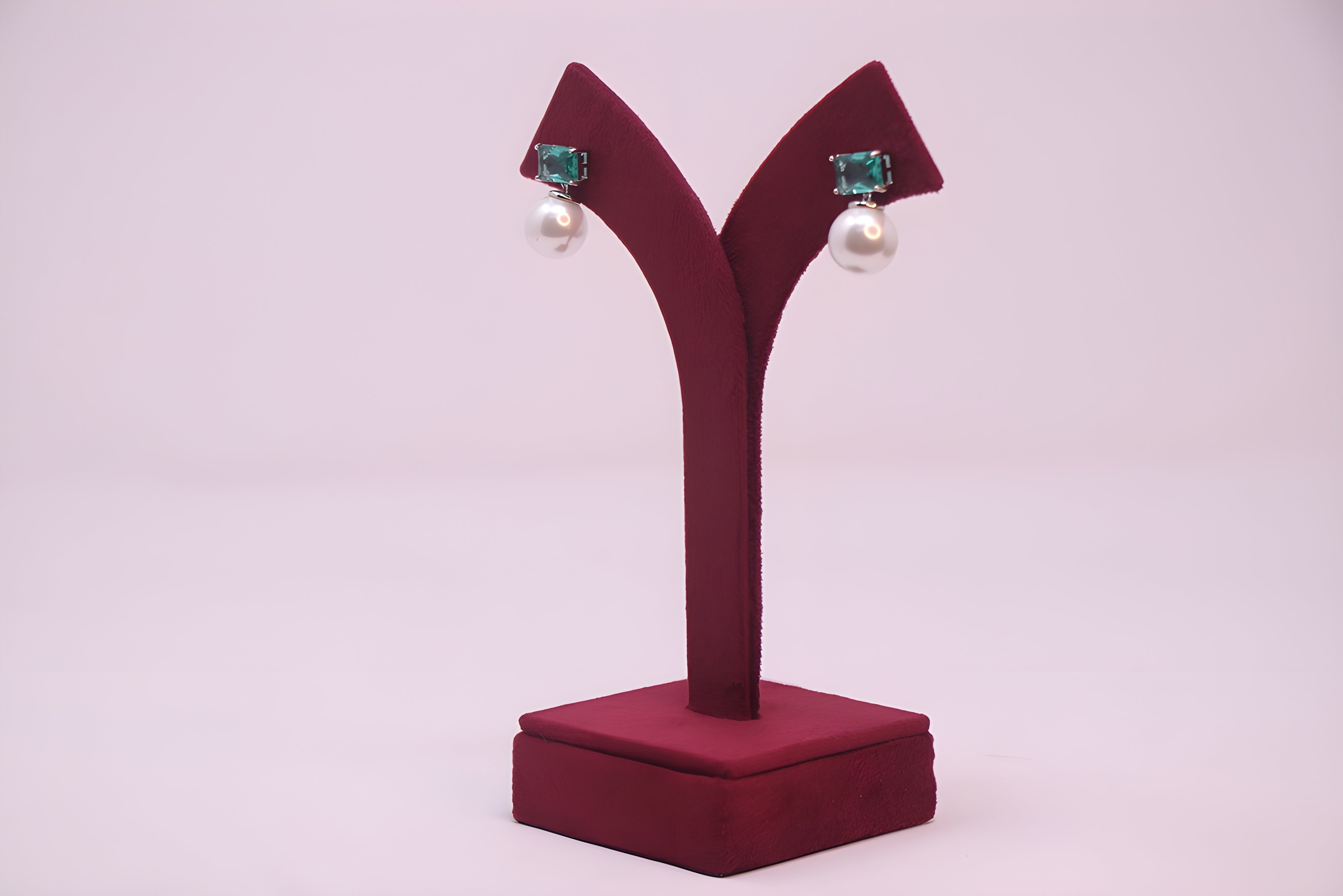 Golden Glow VeeLux Premium Crystal Pearl Earrings
