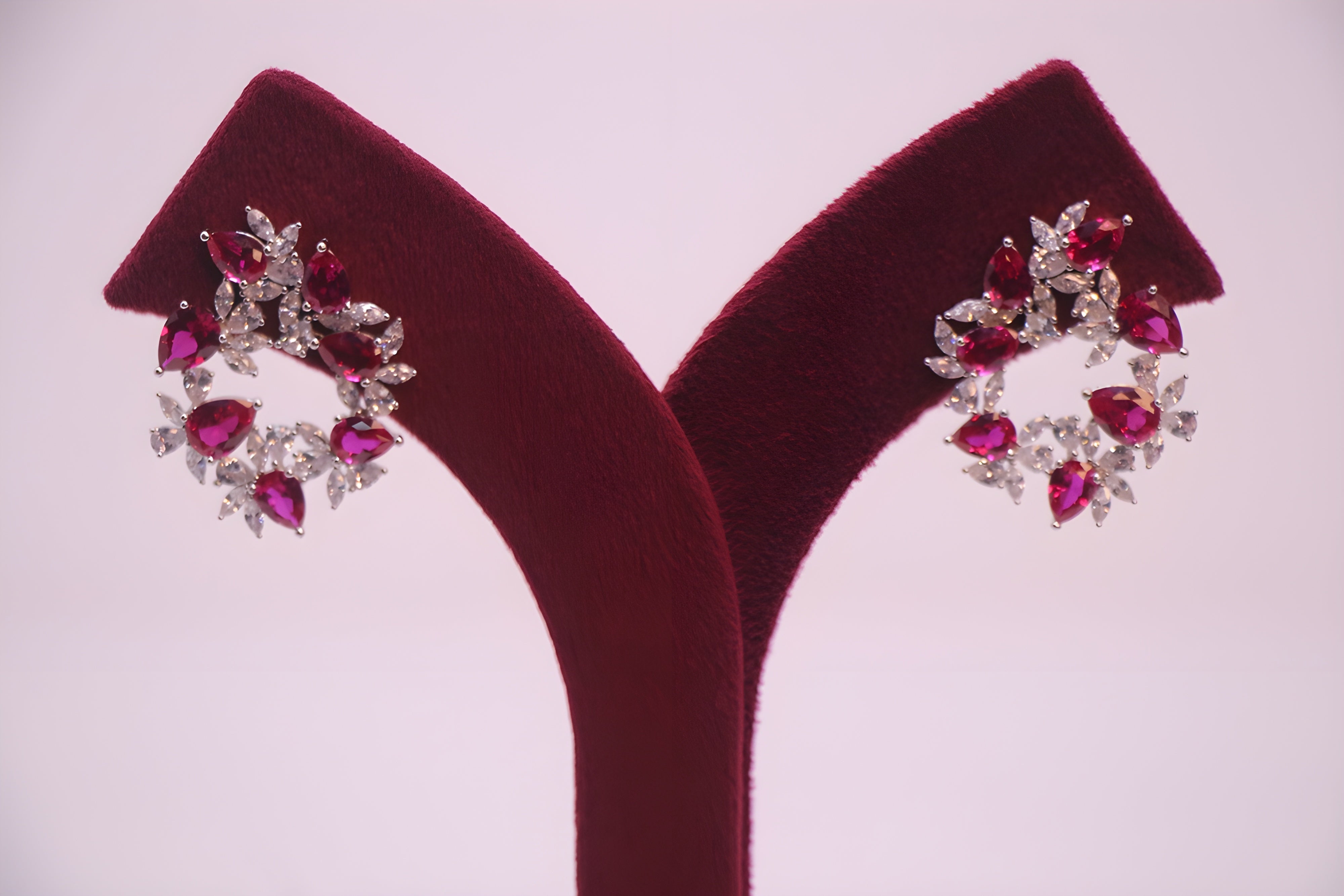 Golden Blossom VeeLux Premium Crystal Earrings