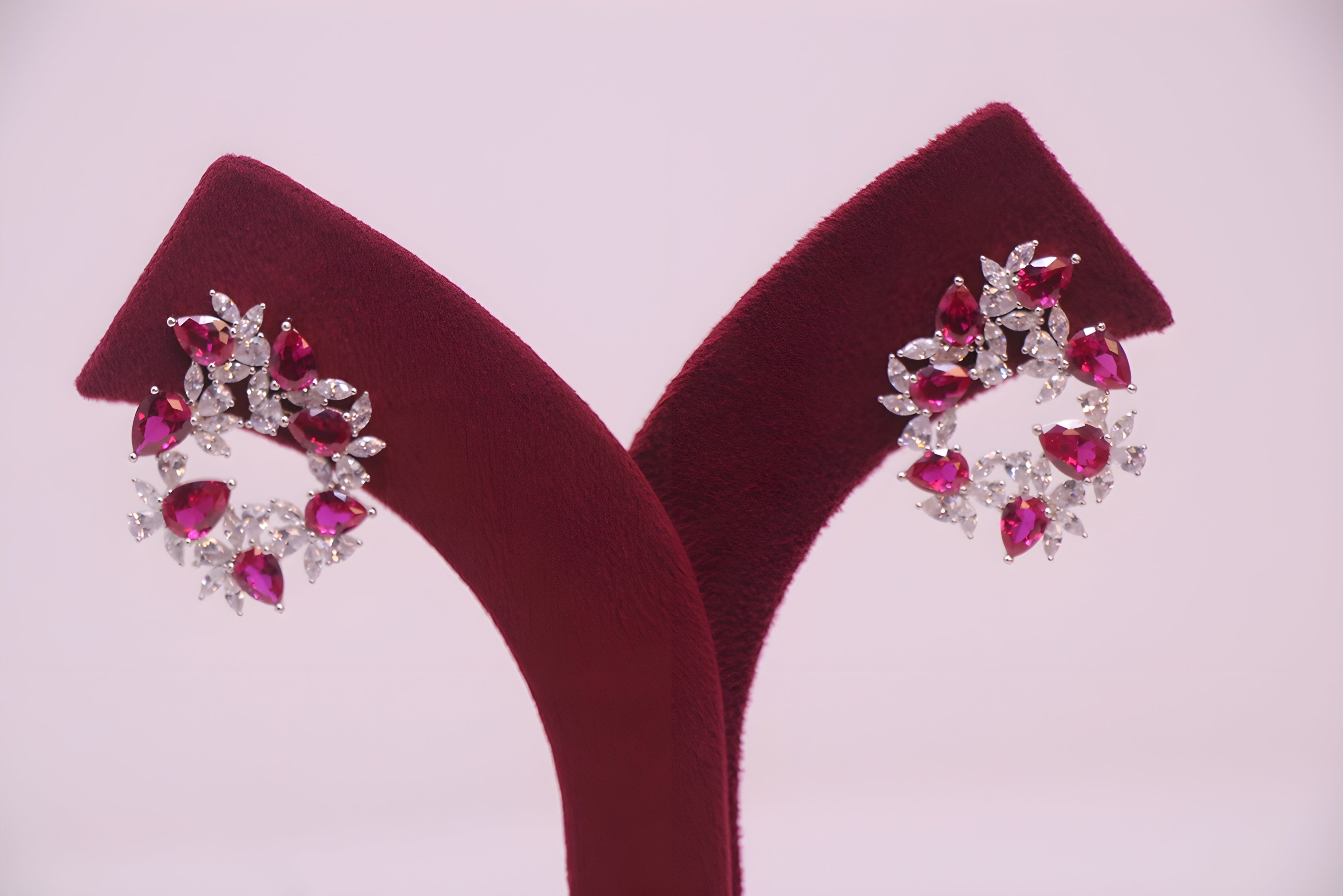 Golden Blossom VeeLux Premium Crystal Earrings
